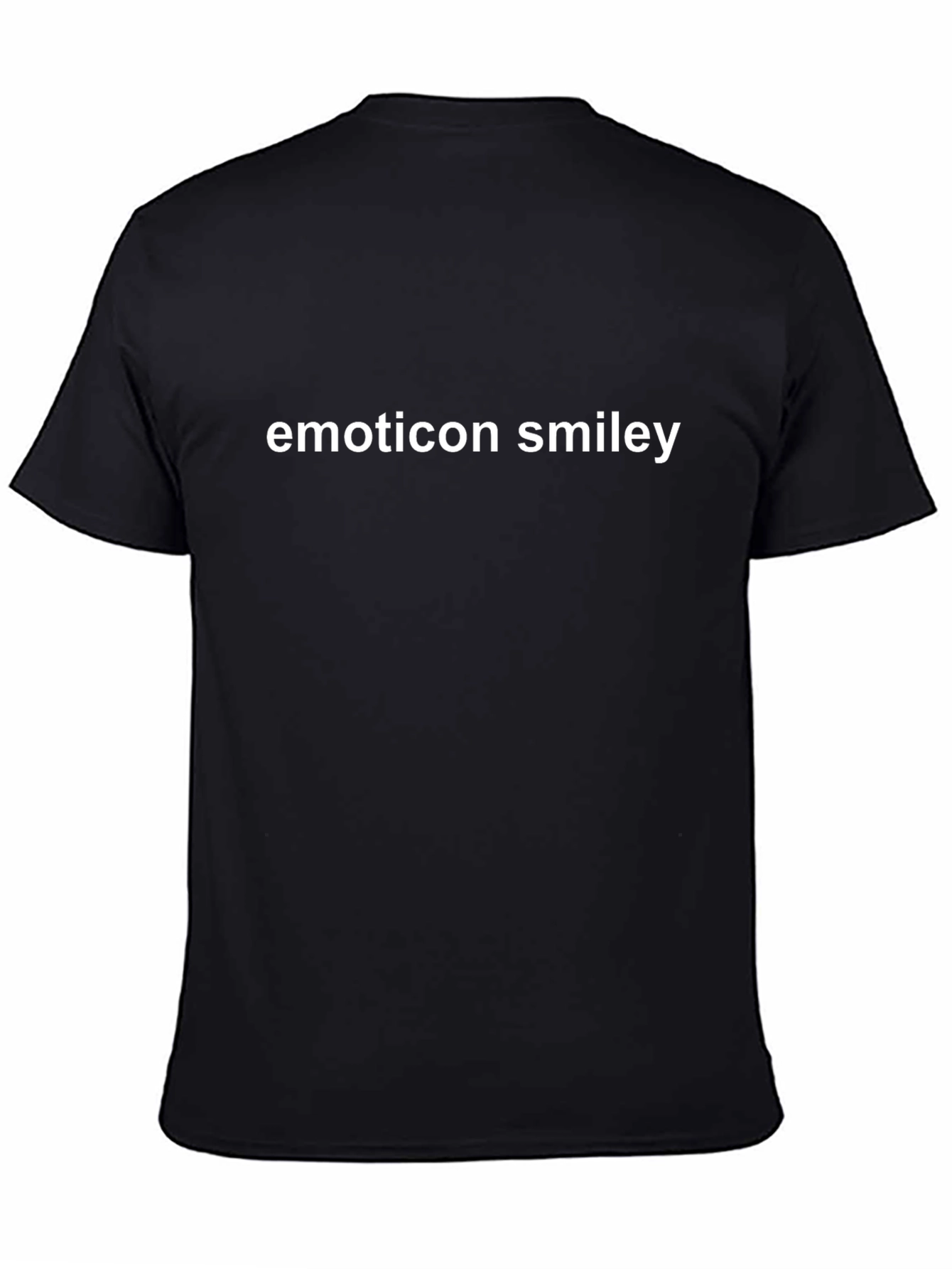 Emoticon Smiley Tee - Classic Black T-Shirt