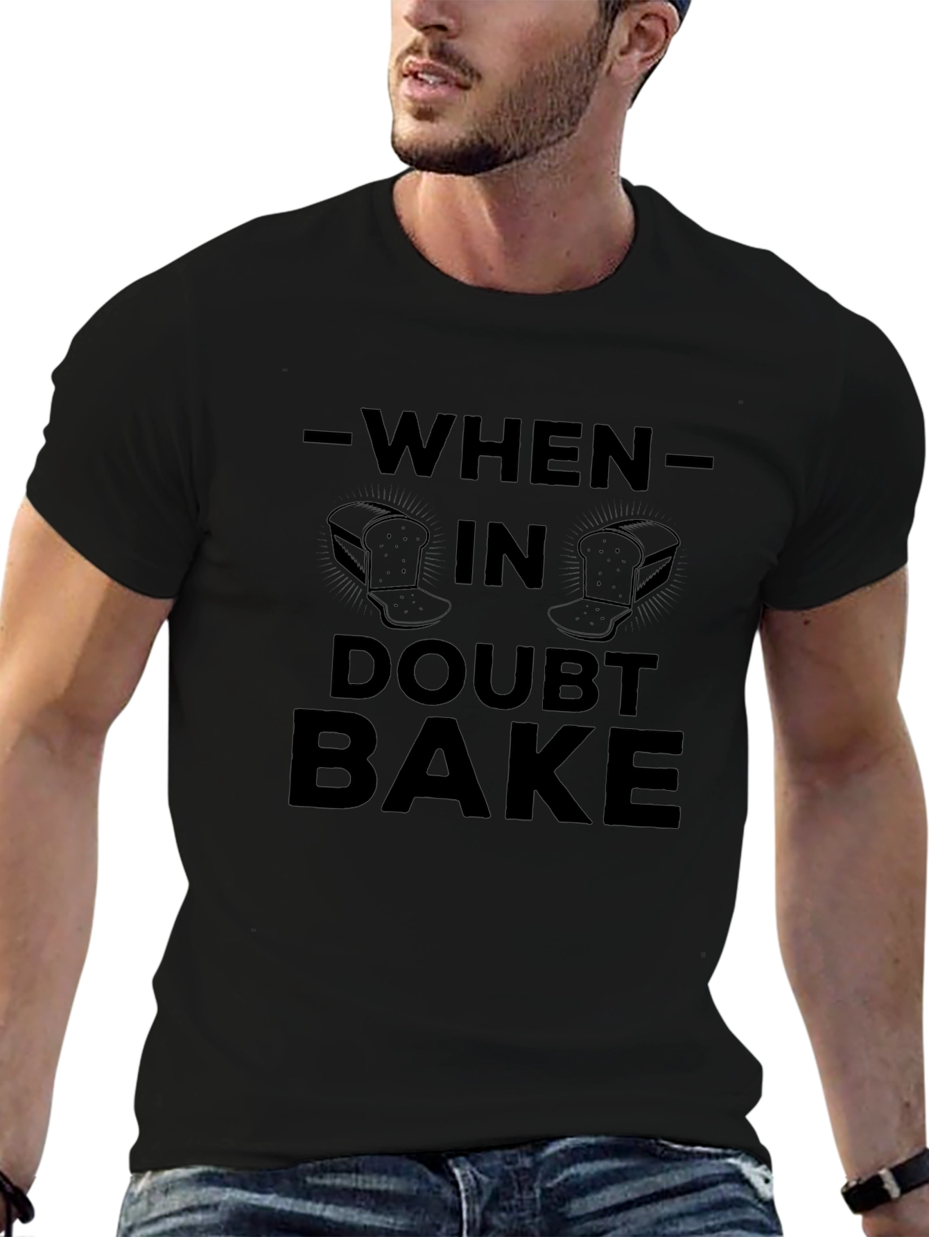When In Doubt Bake Bread Funny T-Shirt