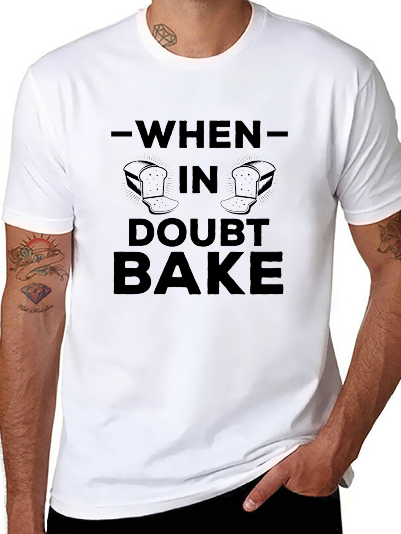 When In Doubt Bake Bread Funny T-Shirt