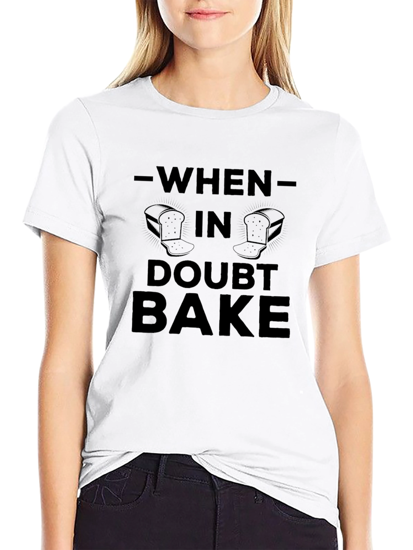 When In Doubt Bake Bread Funny T-Shirt