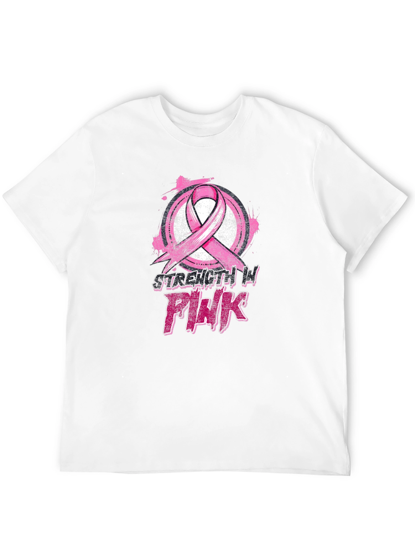 Strength In Pink Breast Cancer Awareness T-Shirt