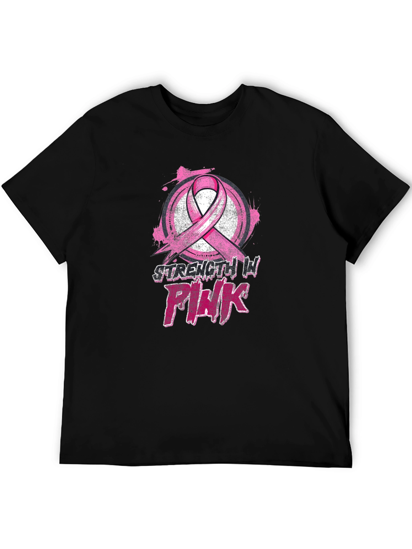 Strength In Pink Breast Cancer Awareness T-Shirt