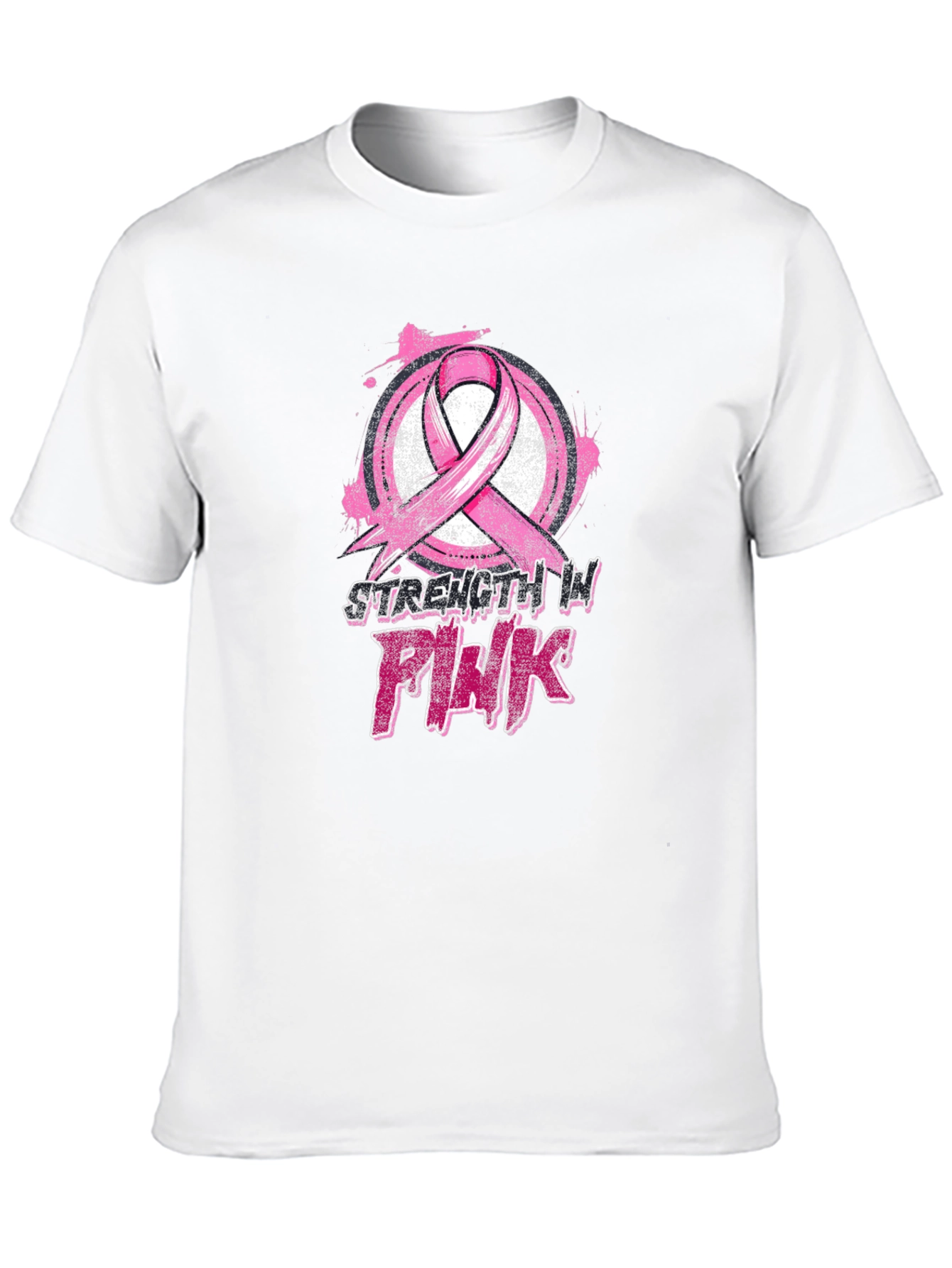 Strength In Pink Breast Cancer Awareness T-Shirt