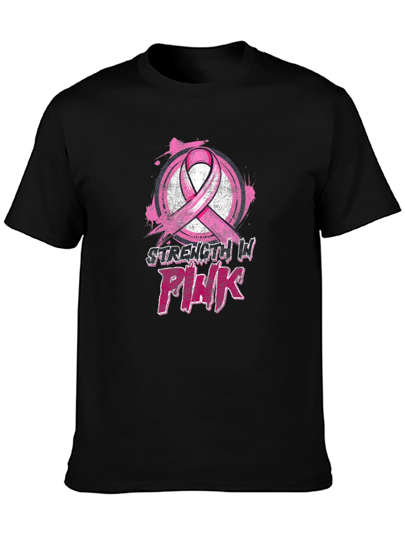 Strength In Pink Breast Cancer Awareness T-Shirt