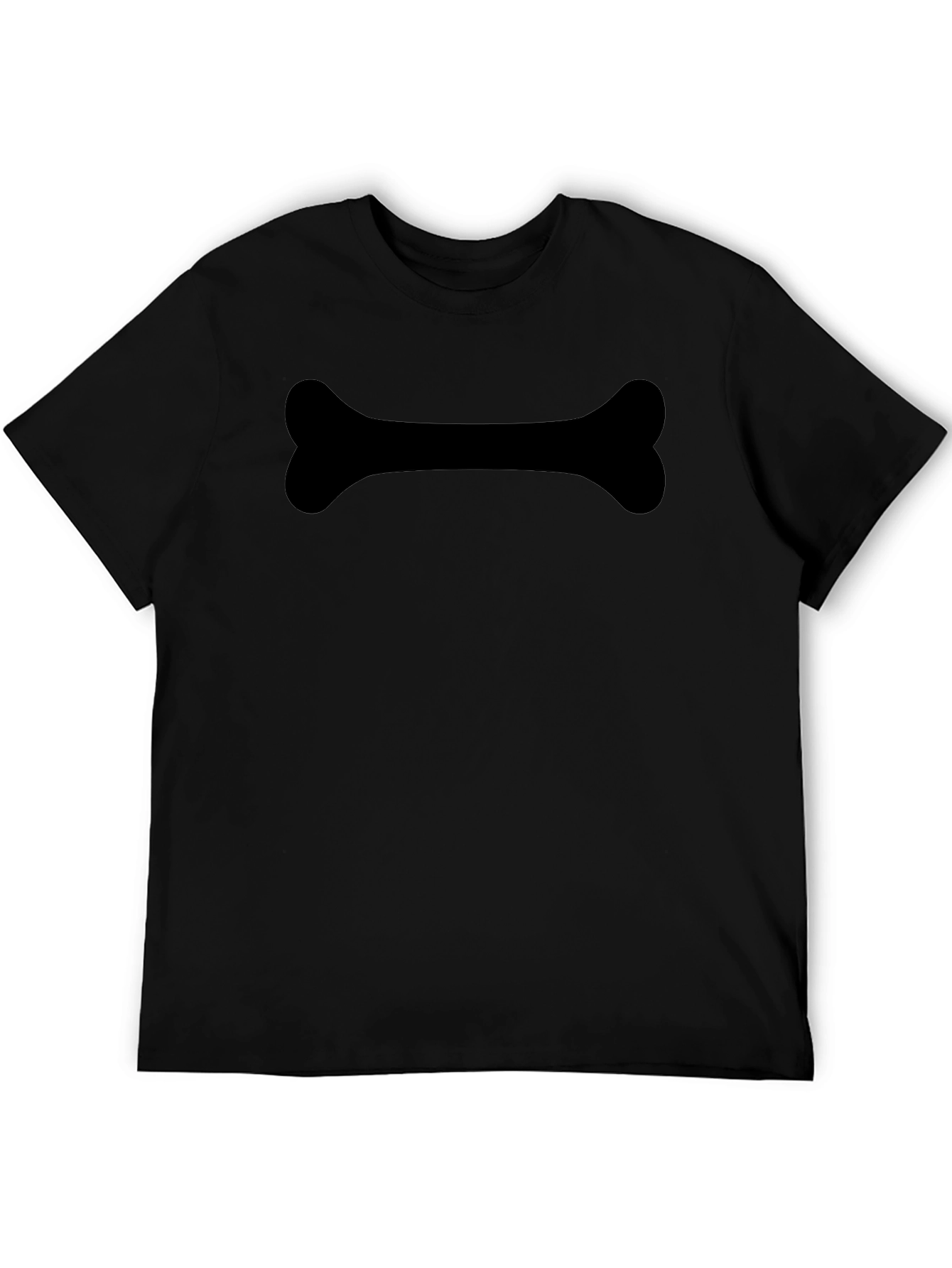 Bone Graphic Black T-Shirt - Casual Comfort
