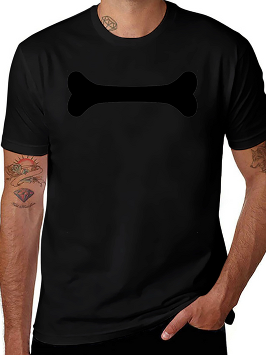 Bone Graphic Black T-Shirt - Casual Comfort