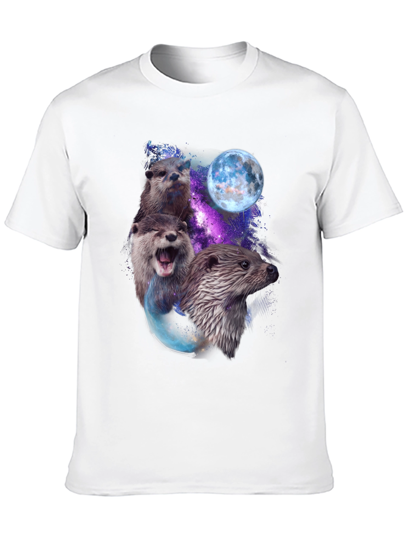 Otter Galaxy Graphic T-Shirt