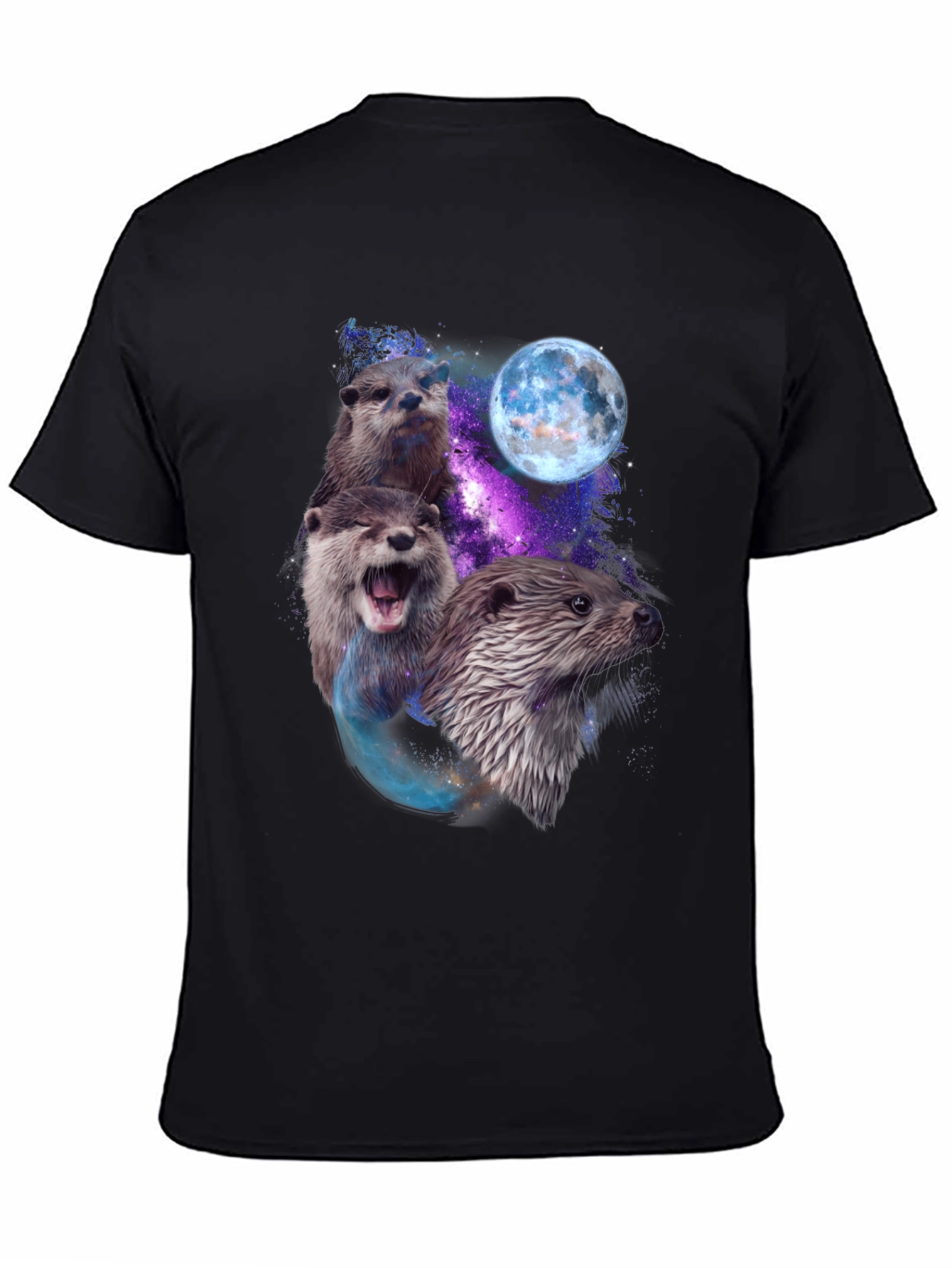Otter Galaxy Graphic T-Shirt