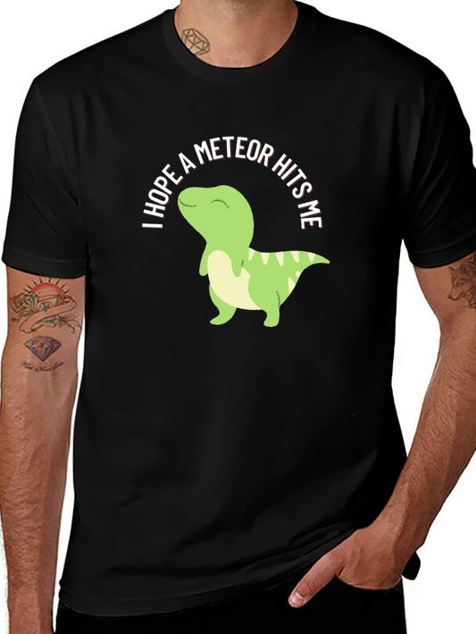 Humorous Dinosaur Meteor Strike T-Shirt