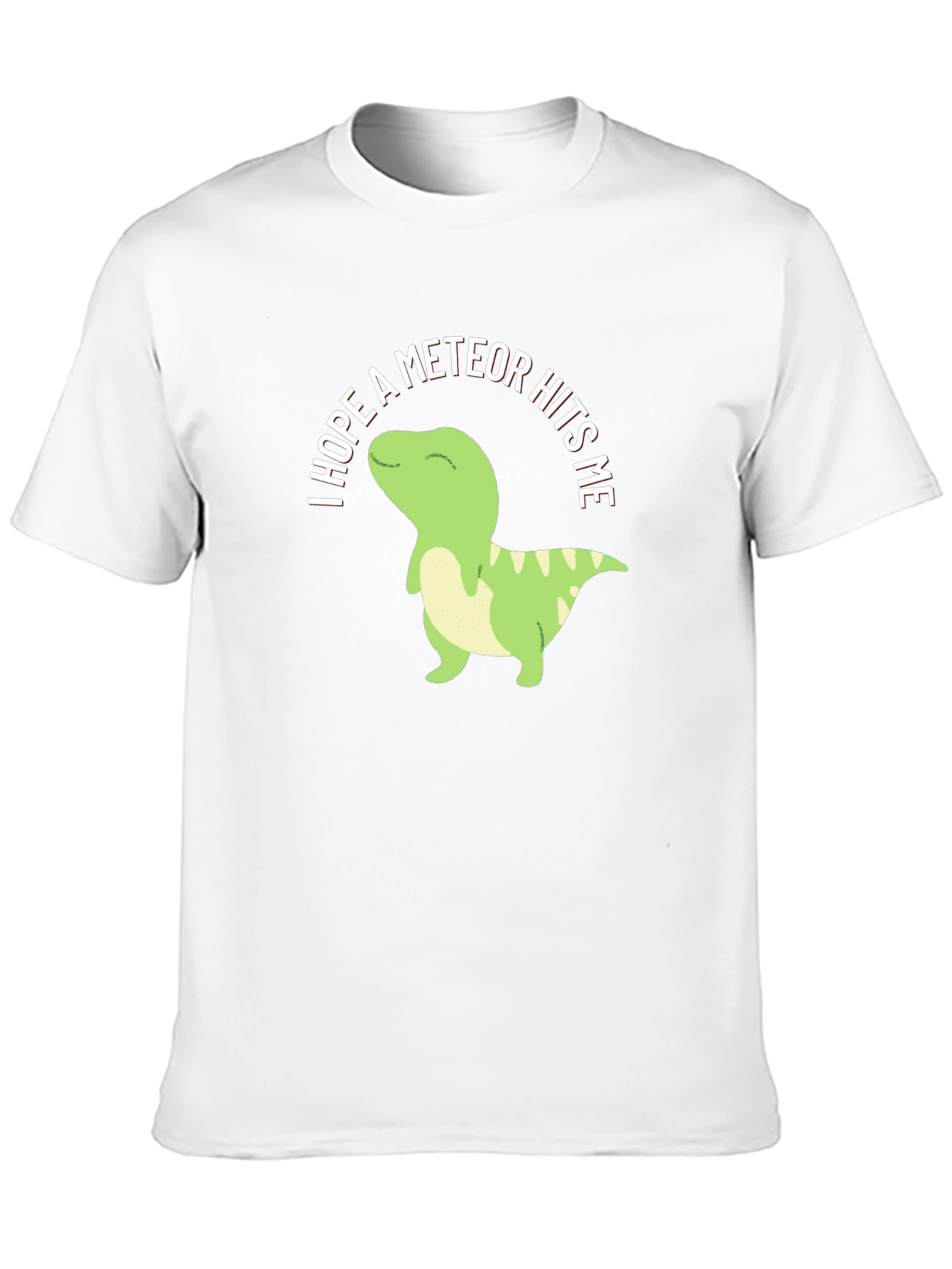 Humorous Dinosaur Meteor Strike T-Shirt