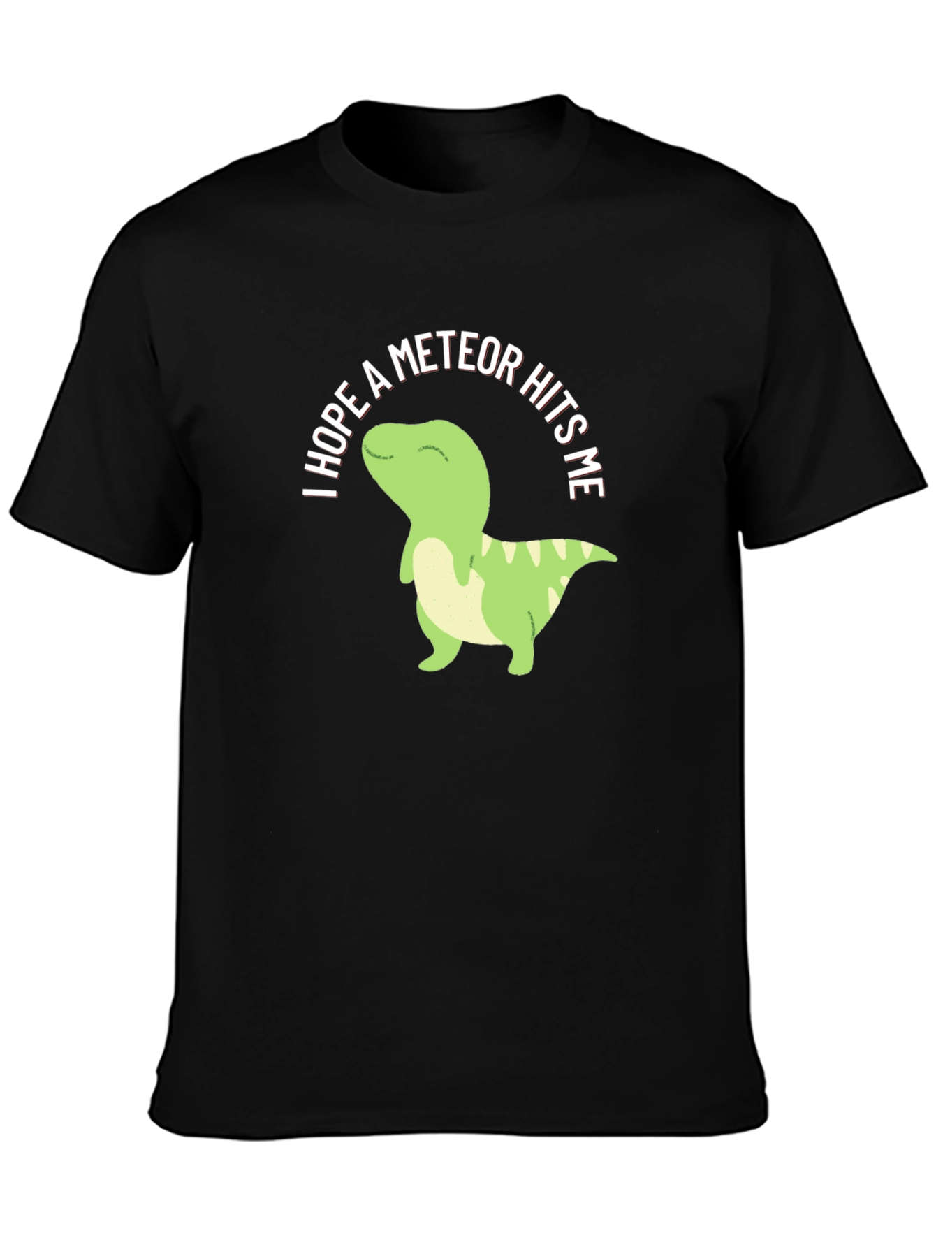 Humorous Dinosaur Meteor Strike T-Shirt