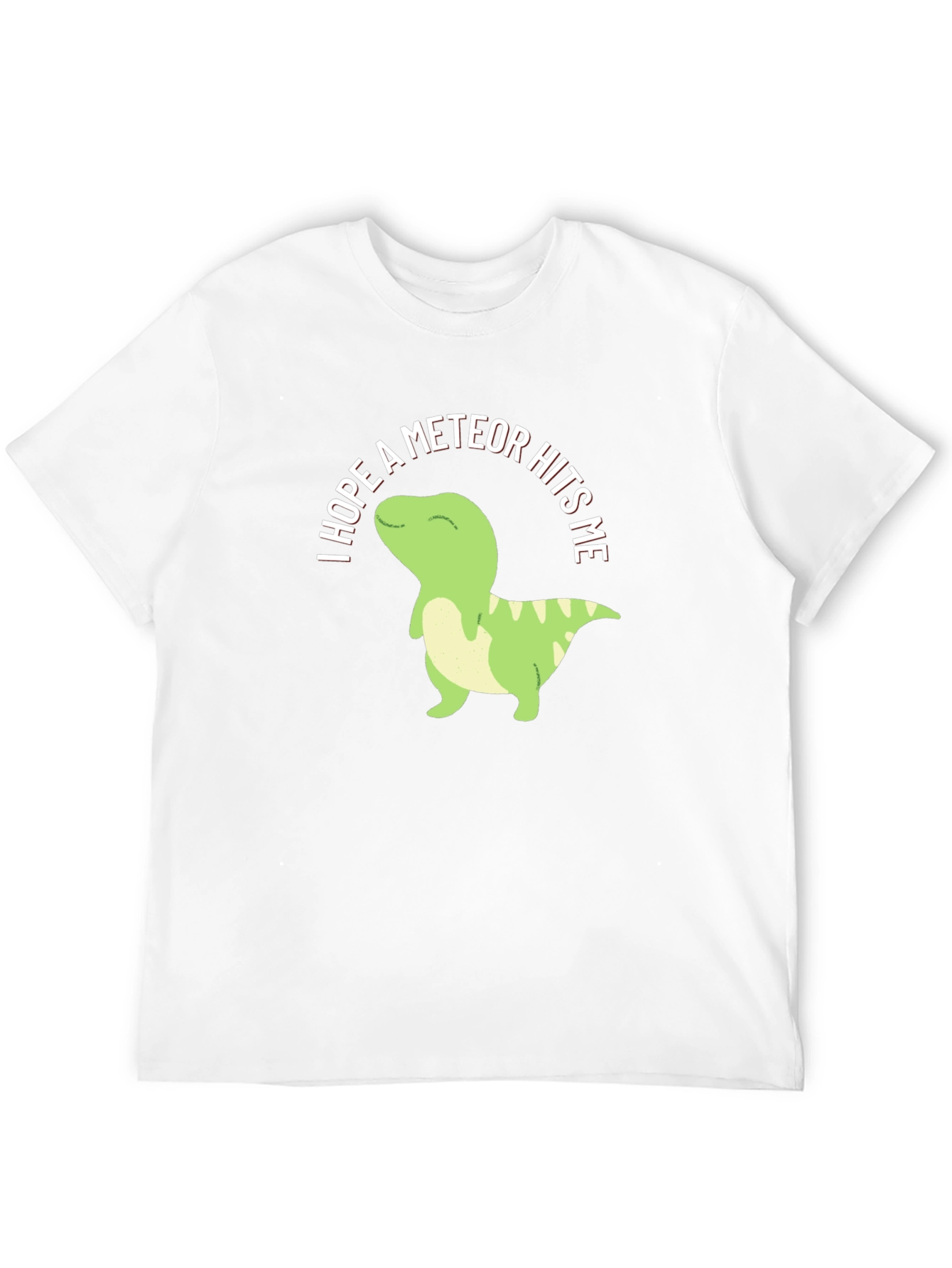 Humorous Dinosaur Meteor Strike T-Shirt