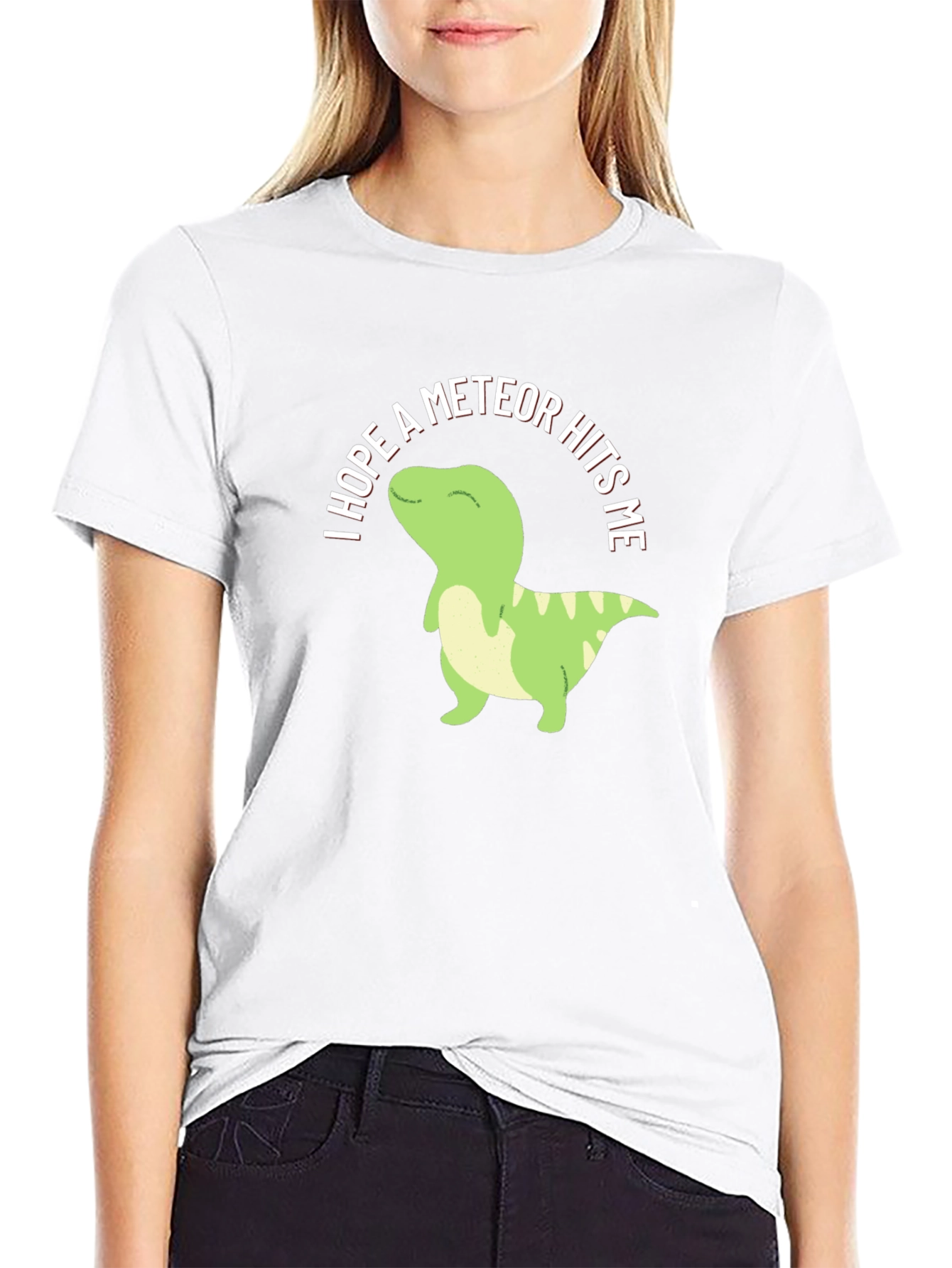 Humorous Dinosaur Meteor Strike T-Shirt
