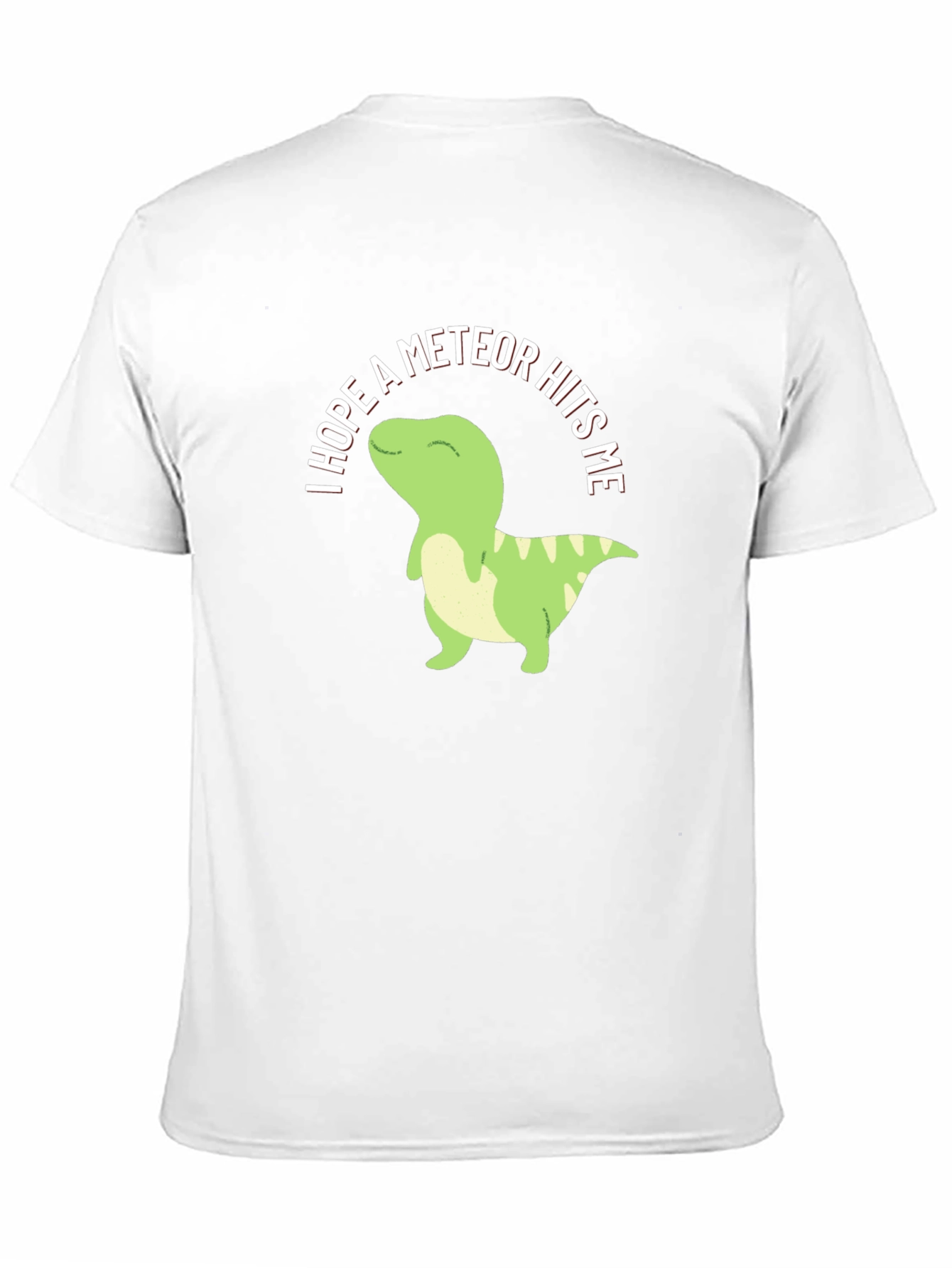 Humorous Dinosaur Meteor Strike T-Shirt