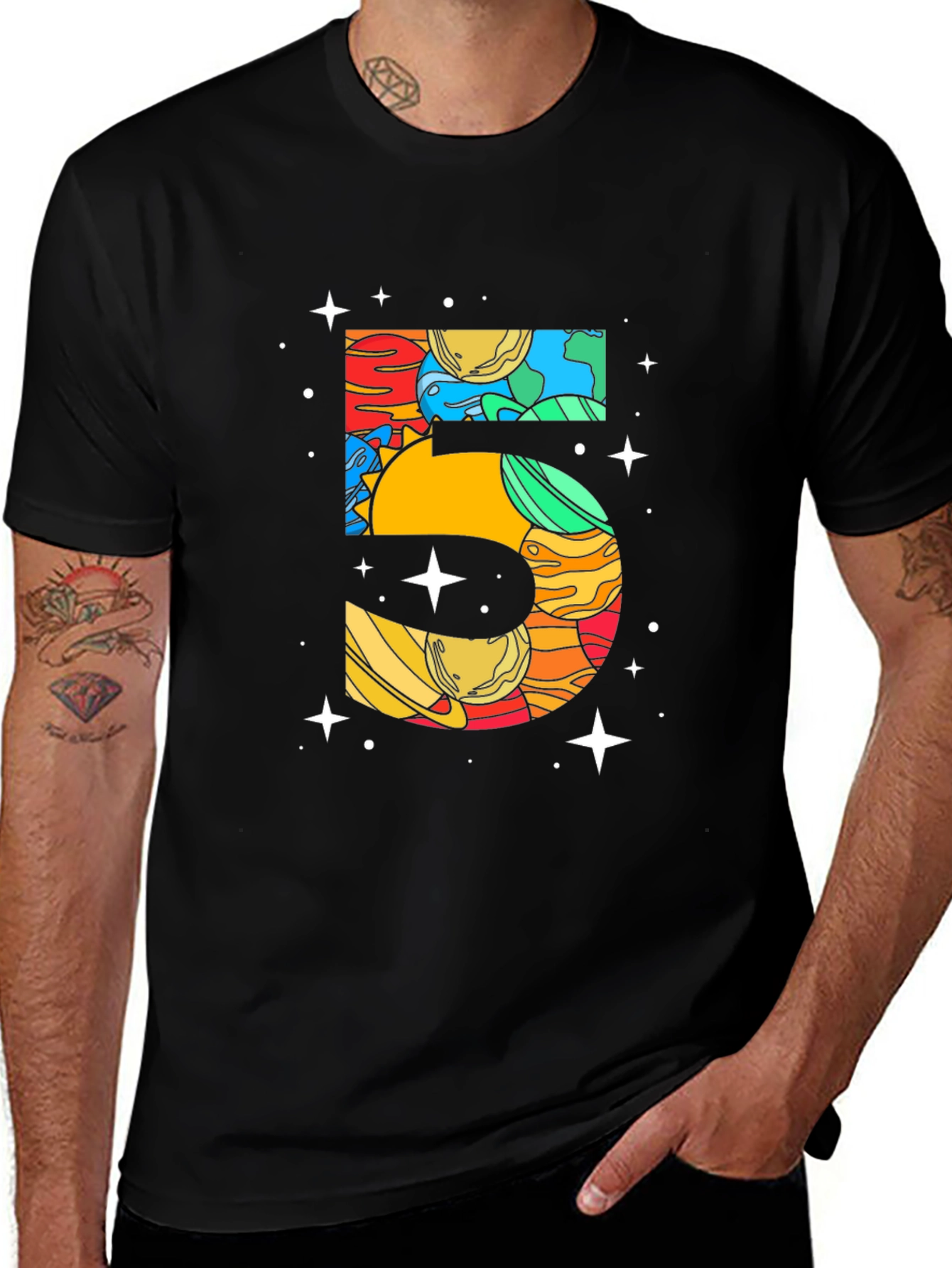 Planetary 5th Birthday Tee