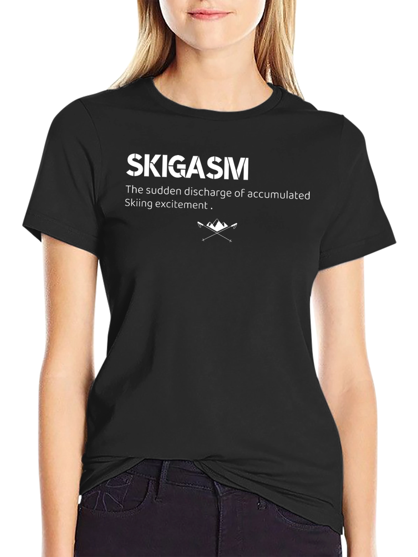 Skigasm T-Shirt - Skiing Excitement Tee