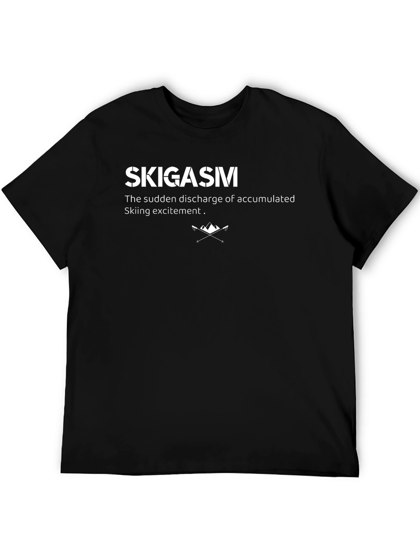 Skigasm T-Shirt - Skiing Excitement Tee