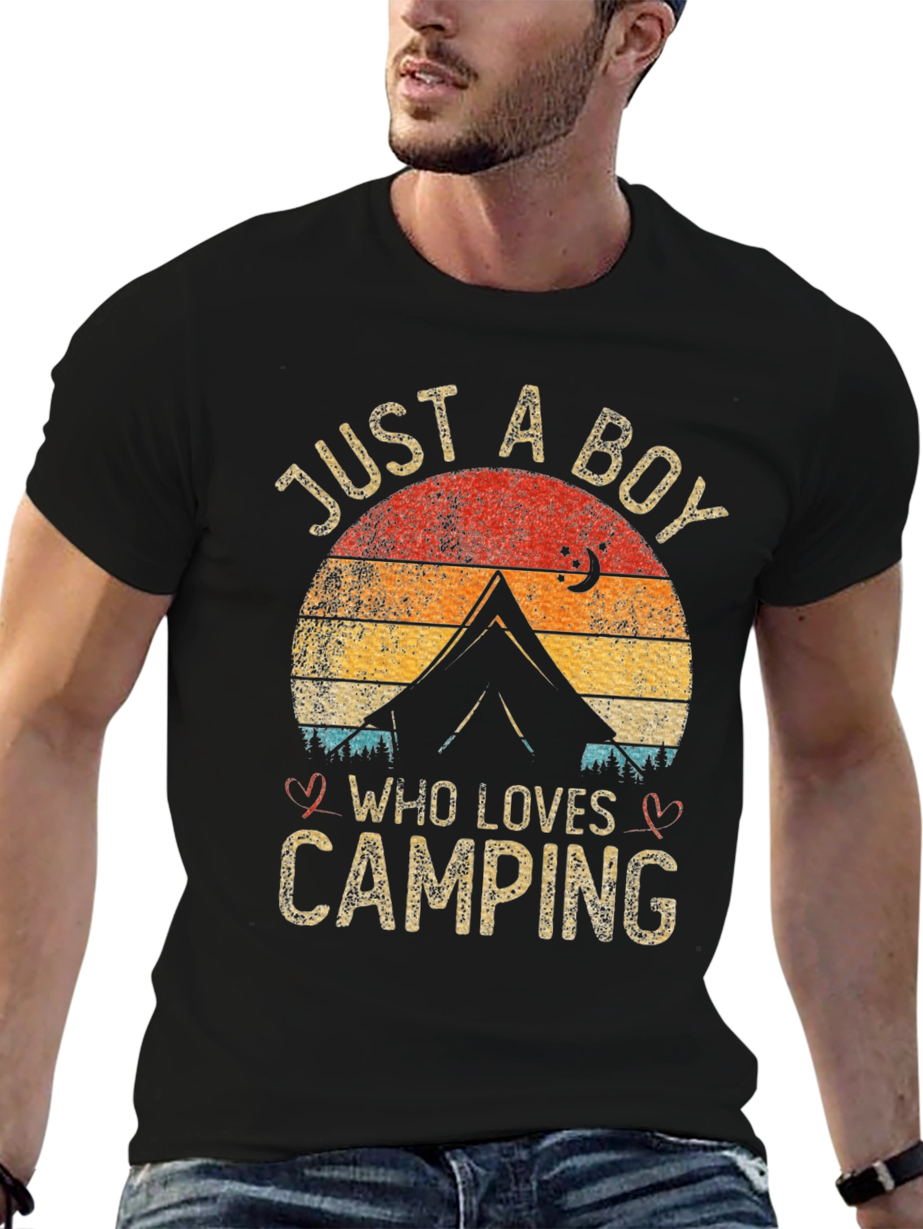 Just A Boy Who Loves Camping T-Shirt