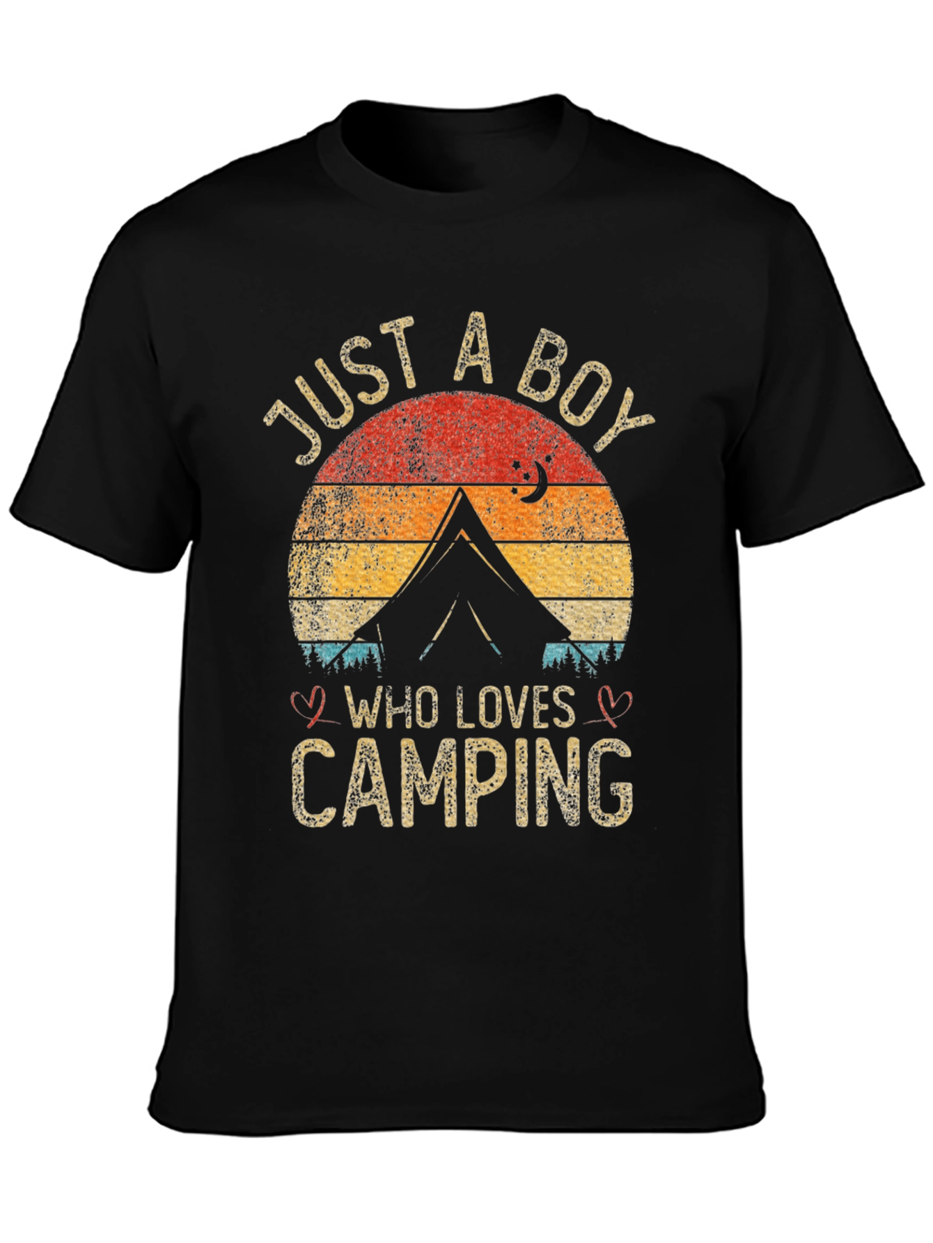 Just A Boy Who Loves Camping T-Shirt