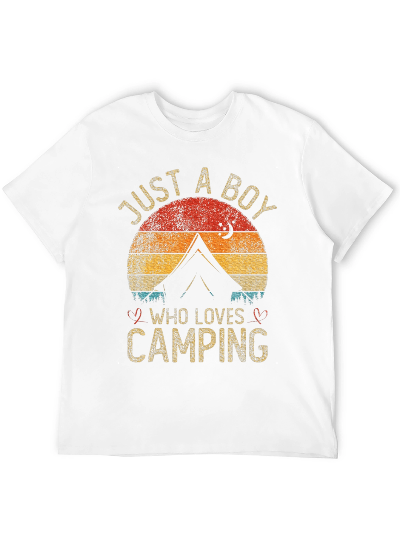 Just A Boy Who Loves Camping T-Shirt