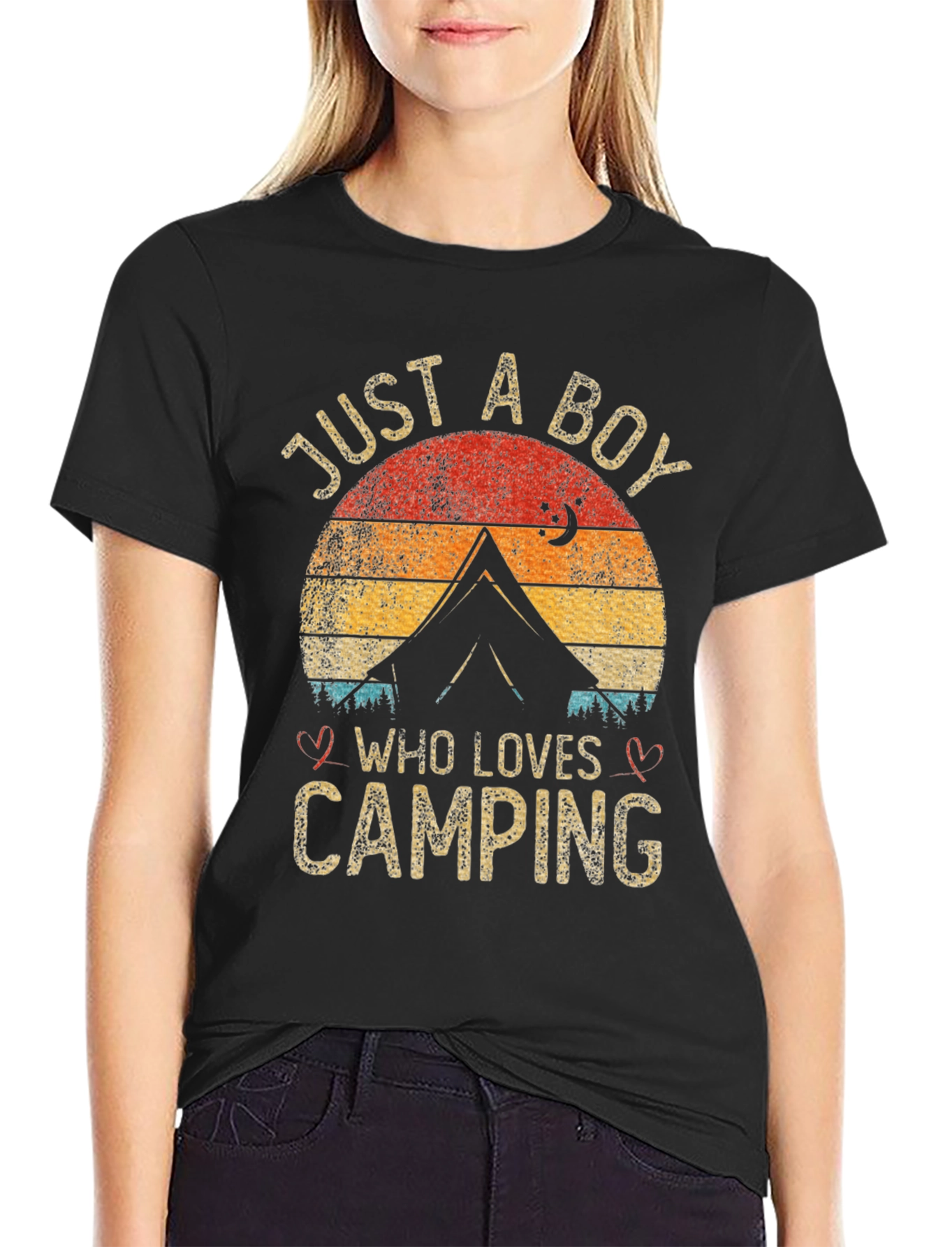 Just A Boy Who Loves Camping T-Shirt
