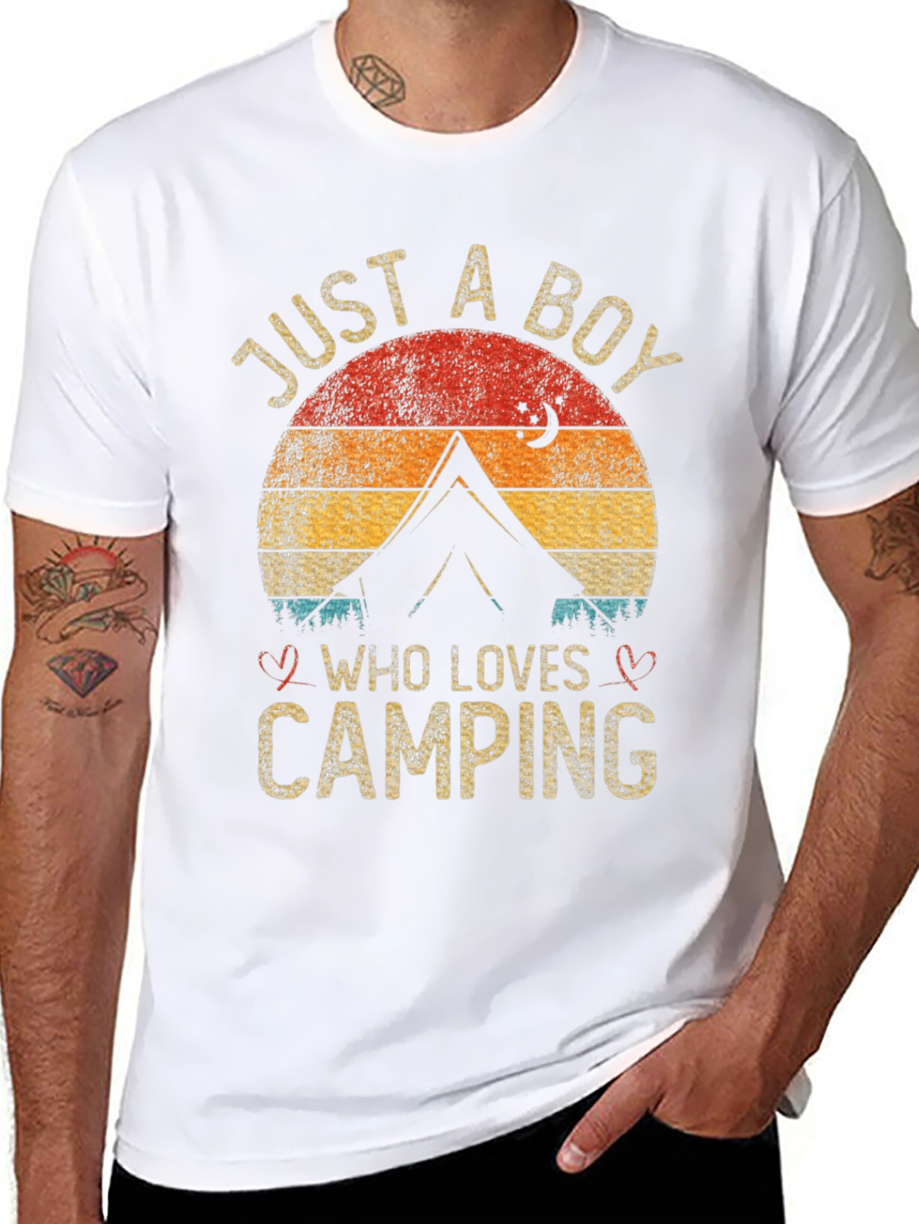 Just A Boy Who Loves Camping T-Shirt