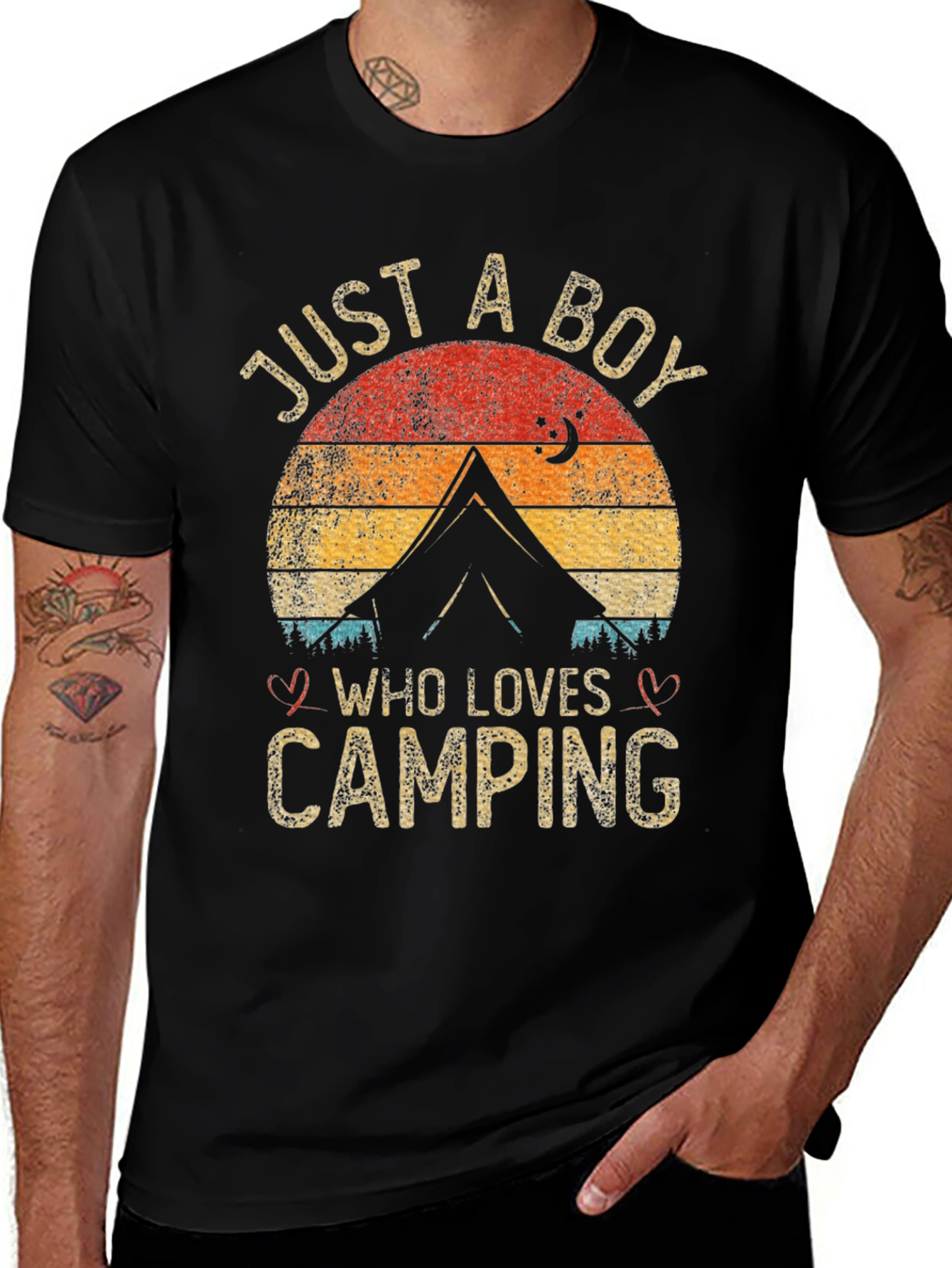 Just A Boy Who Loves Camping T-Shirt