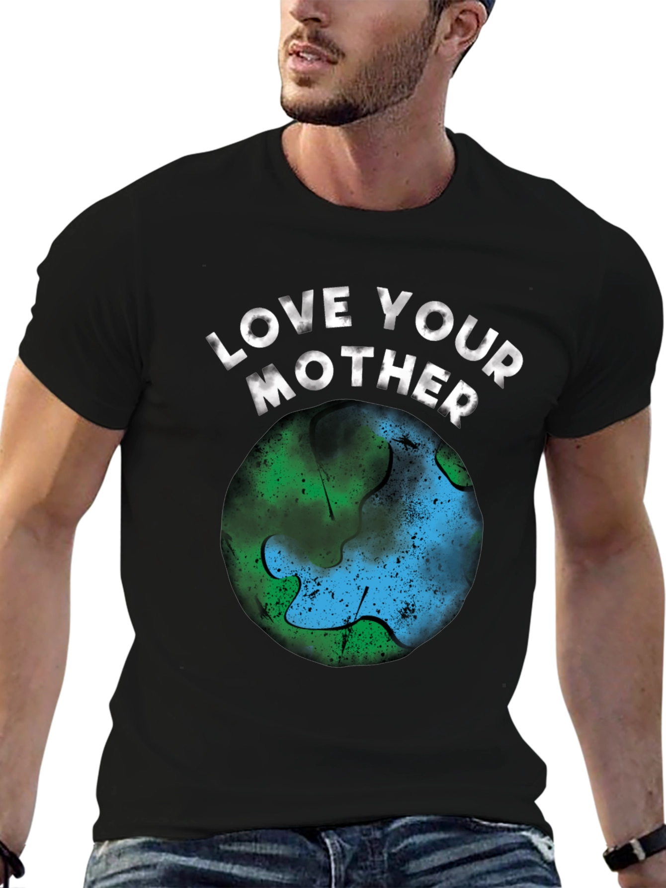 Love Your Mother Earth T-Shirt - Black
