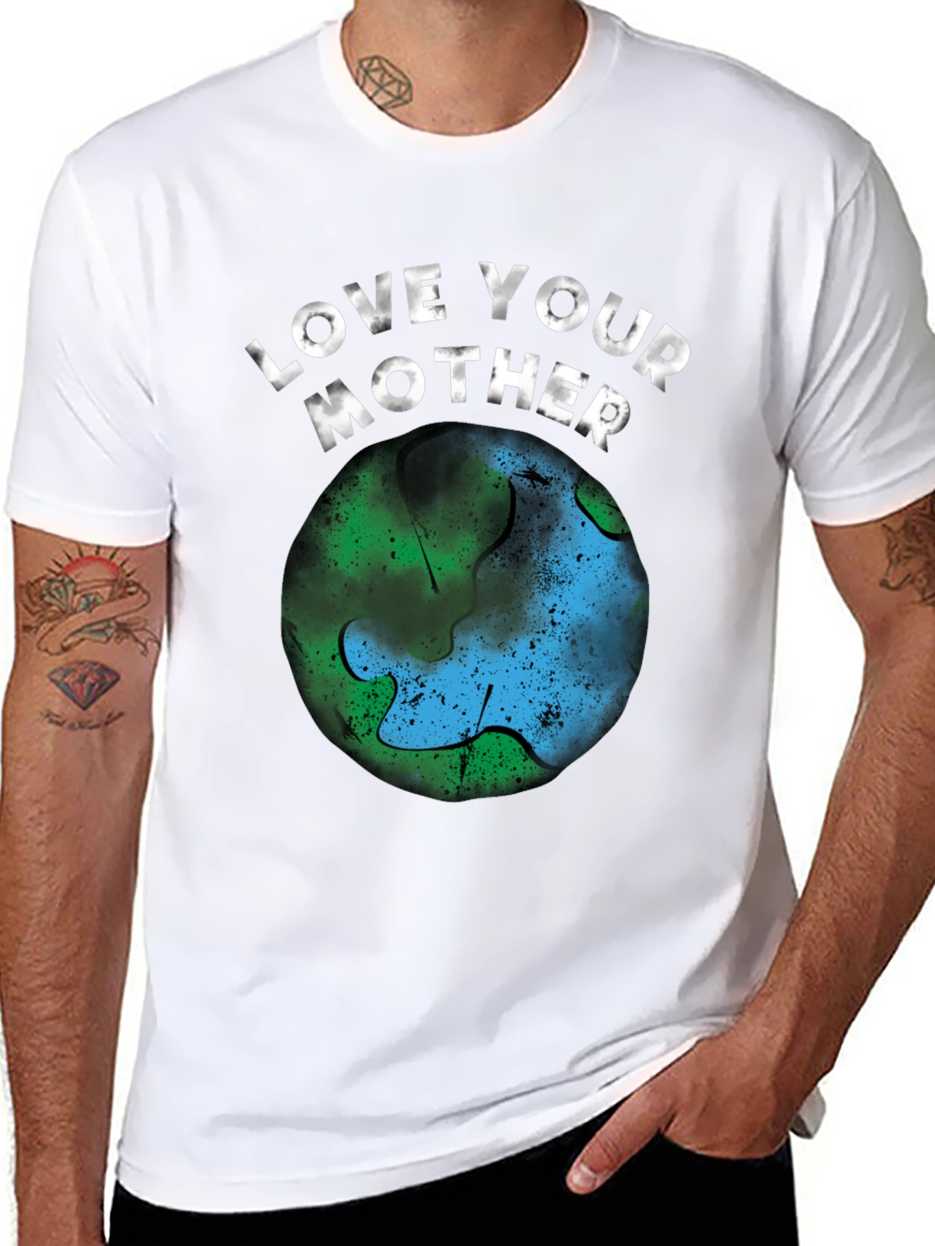 Love Your Mother Earth T-Shirt - Black