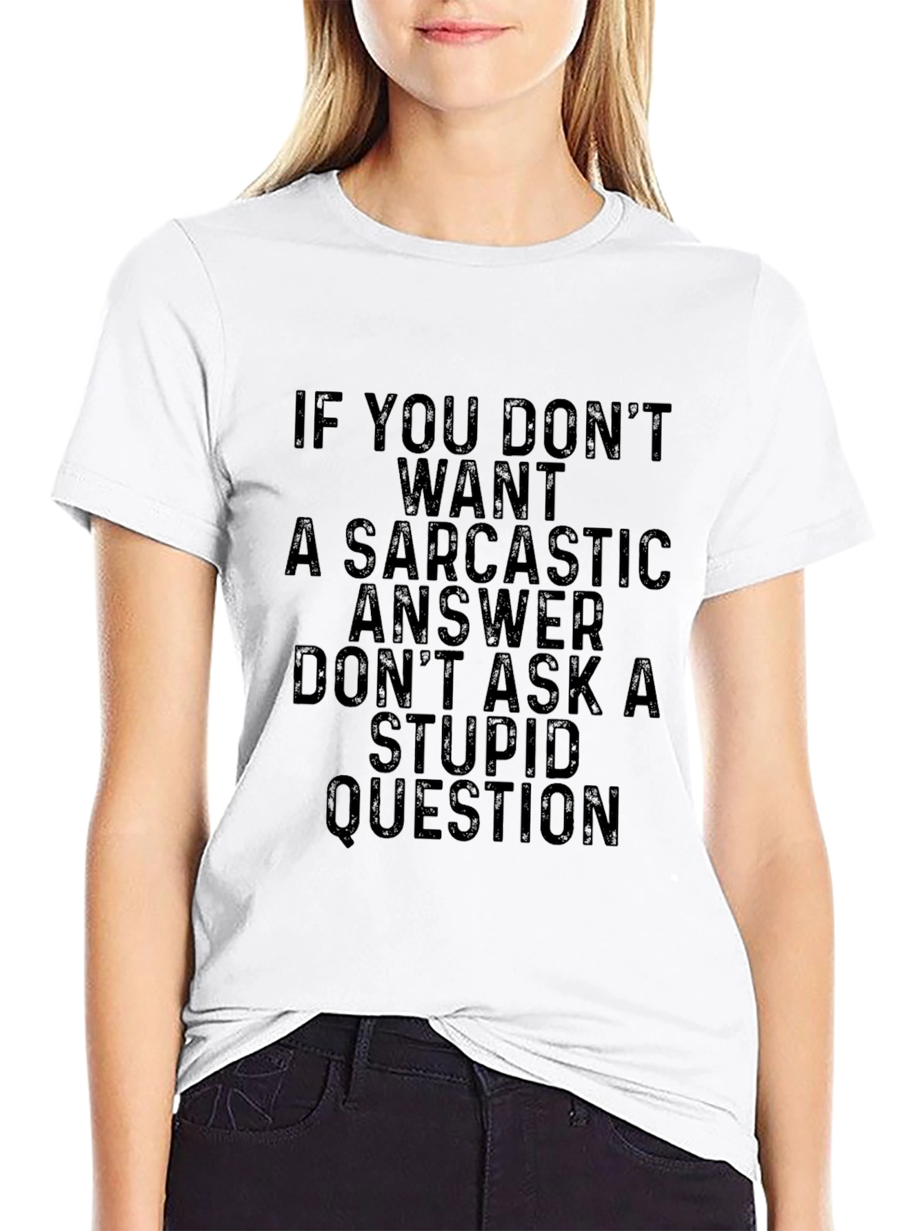 Sarcastic Answer T-Shirt Funny Mens Tee