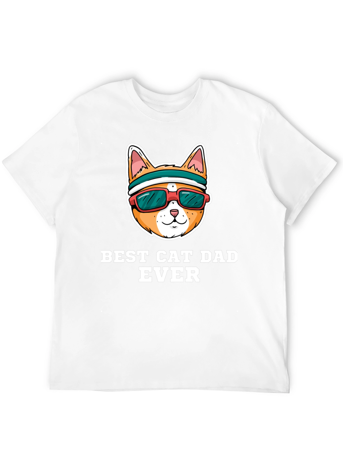Best Cat Dad Ever Graphic Tee