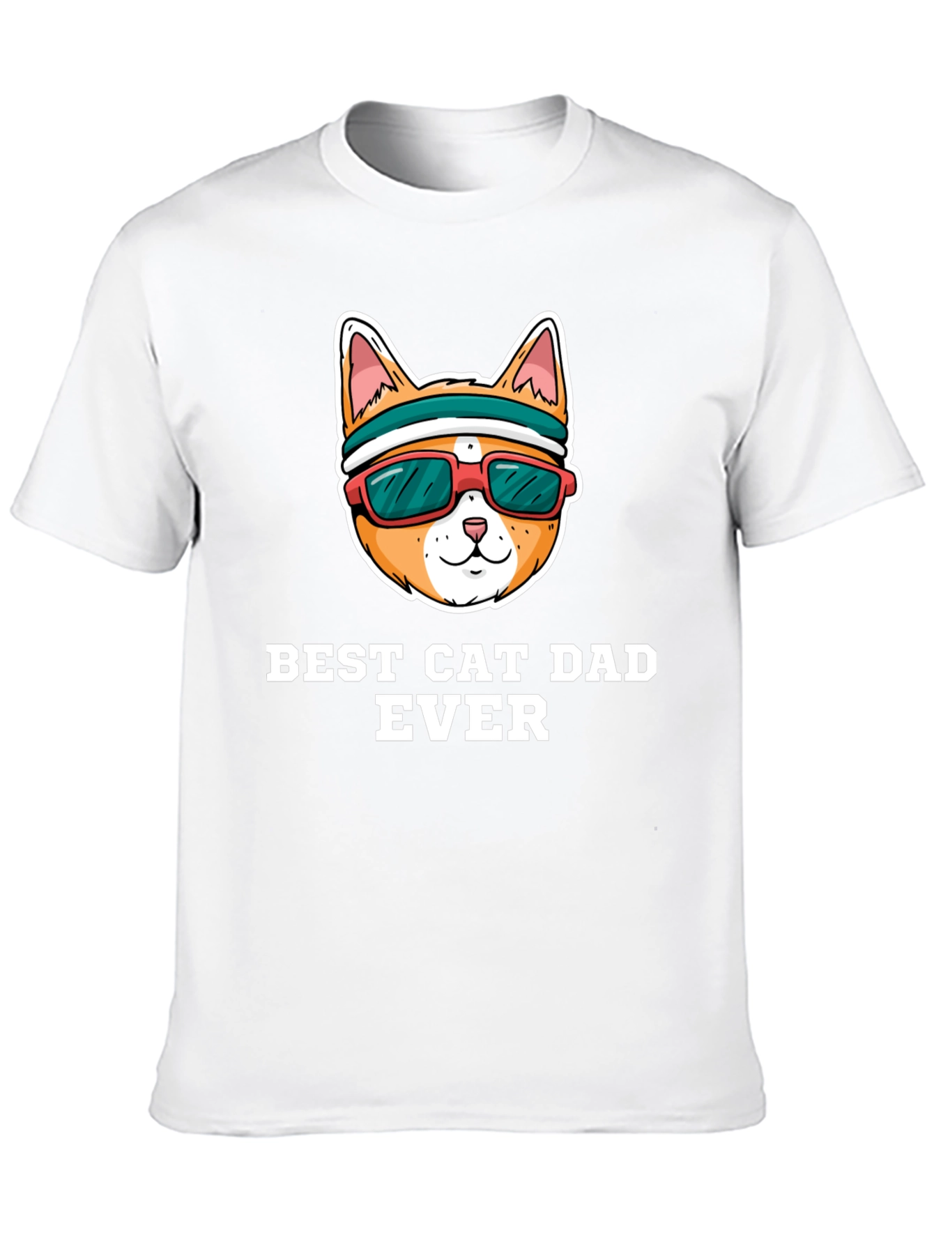 Best Cat Dad Ever Graphic Tee