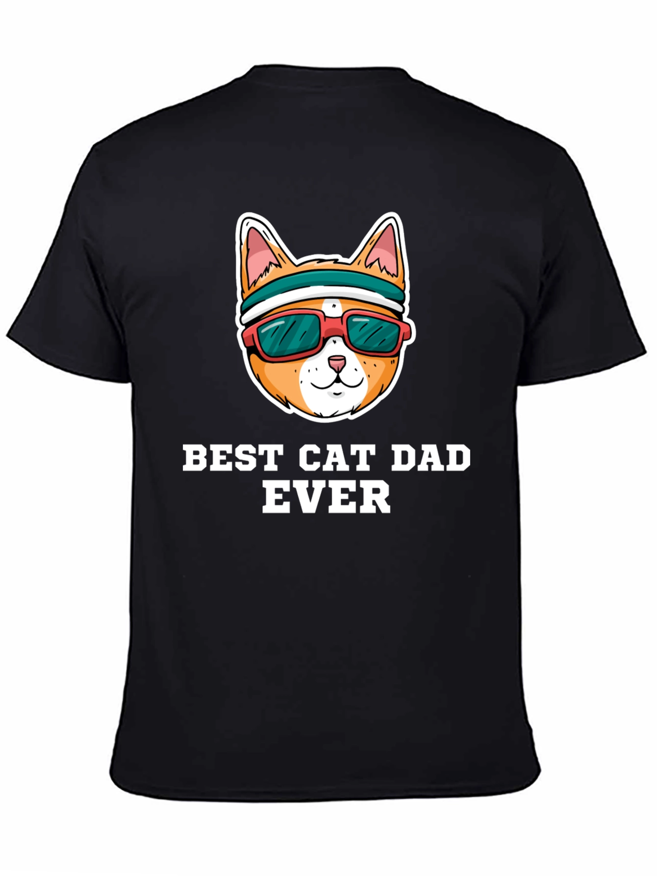 Best Cat Dad Ever Graphic Tee