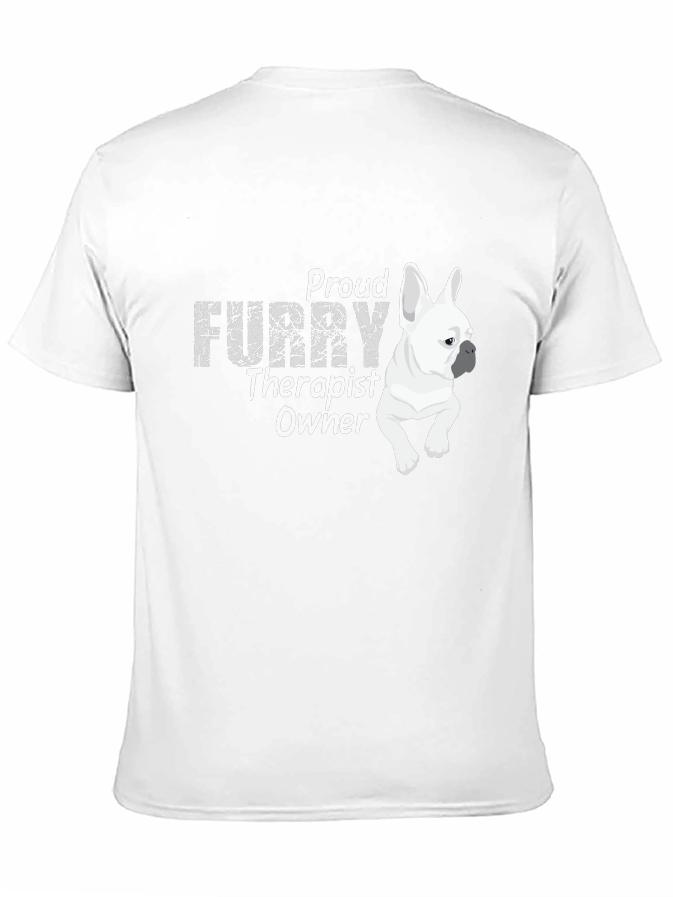 Proud Furry Therapist Owner Black T-Shirt