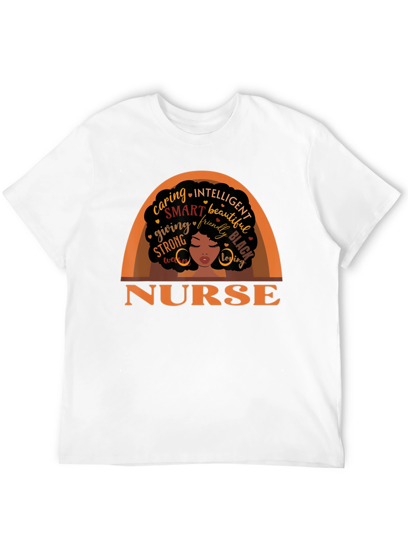 Black Nurse T-Shirt - Intelligent Caring Gift