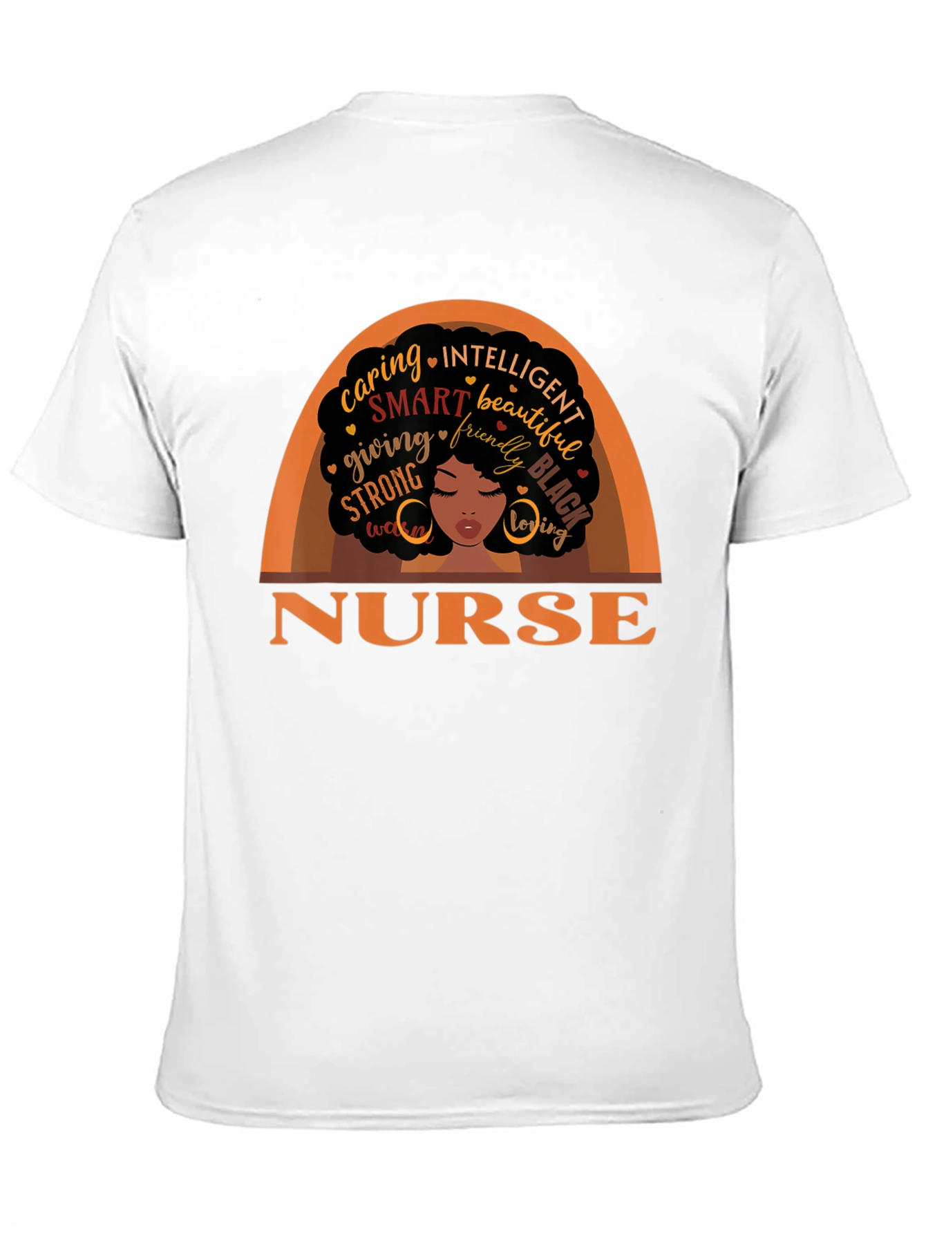 Black Nurse T-Shirt - Intelligent Caring Gift