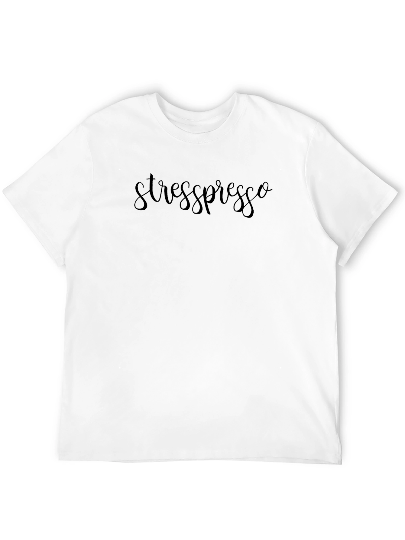 Stressoresso Graphic Tee - Black Cotton Blend