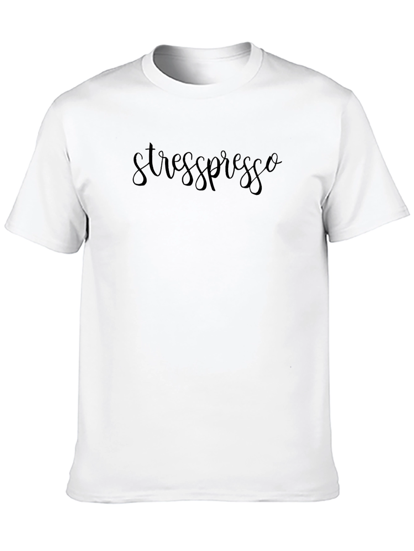 Stressoresso Graphic Tee - Black Cotton Blend