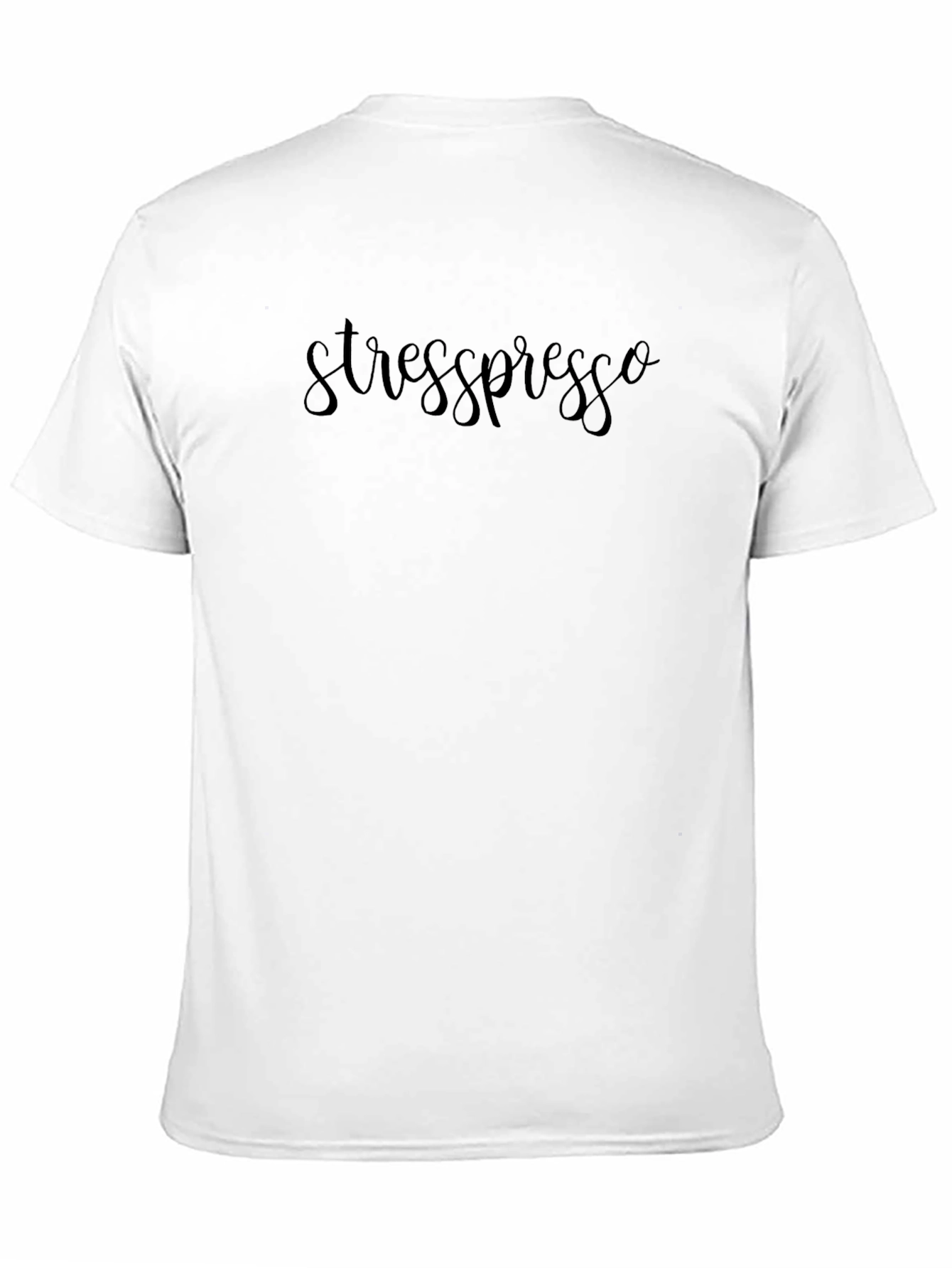 Stressoresso Graphic Tee - Black Cotton Blend