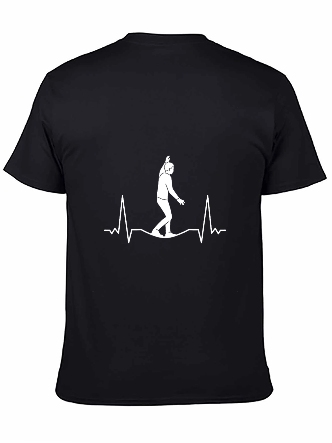 Slackline Heartbeat T-Shirt - Balance is Life