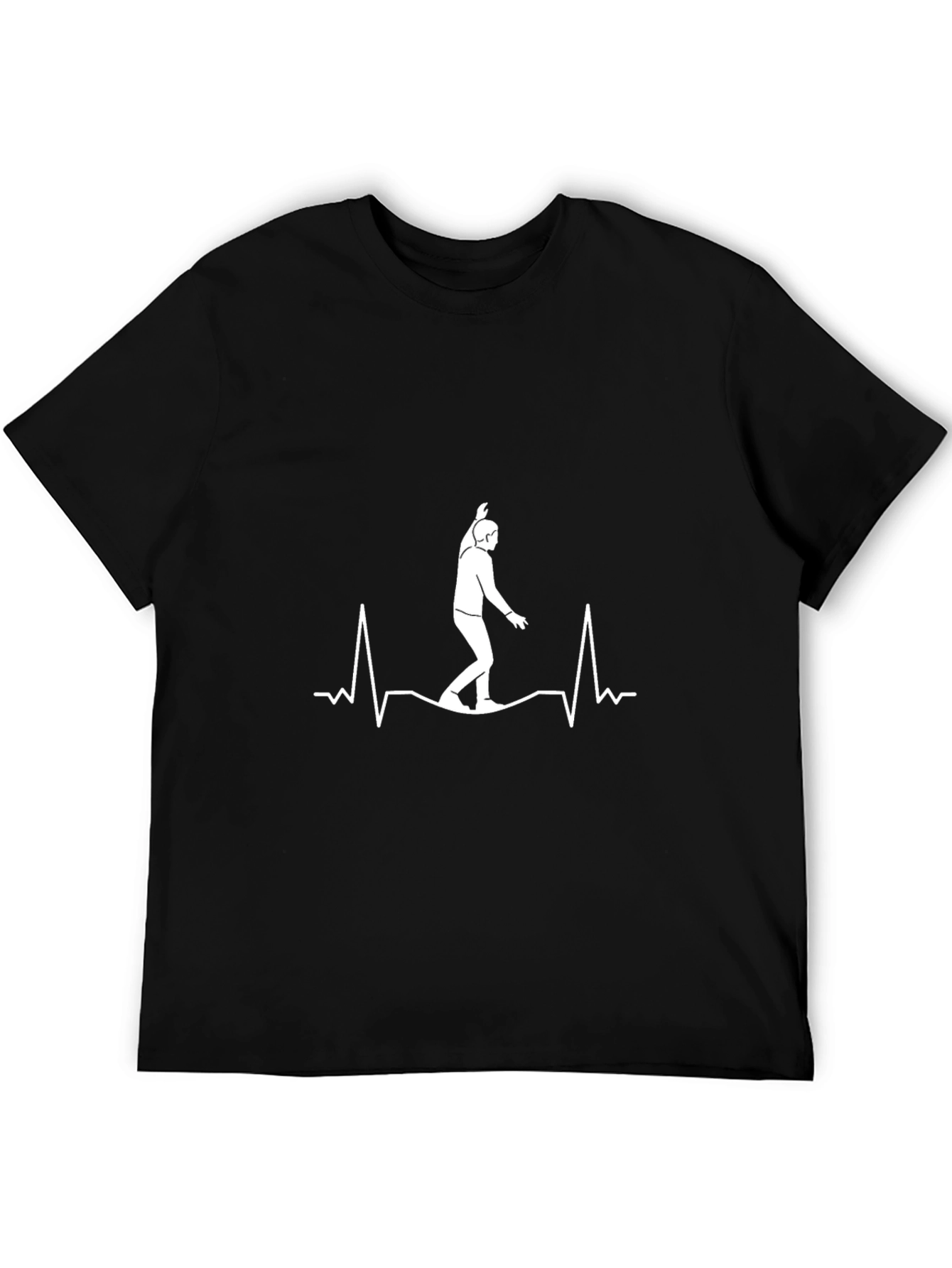 Slackline Heartbeat T-Shirt - Balance is Life