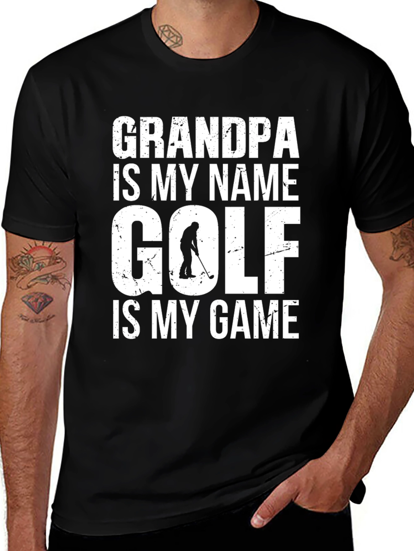 Grandpa Golf T-Shirt - Funny Golfer Tee