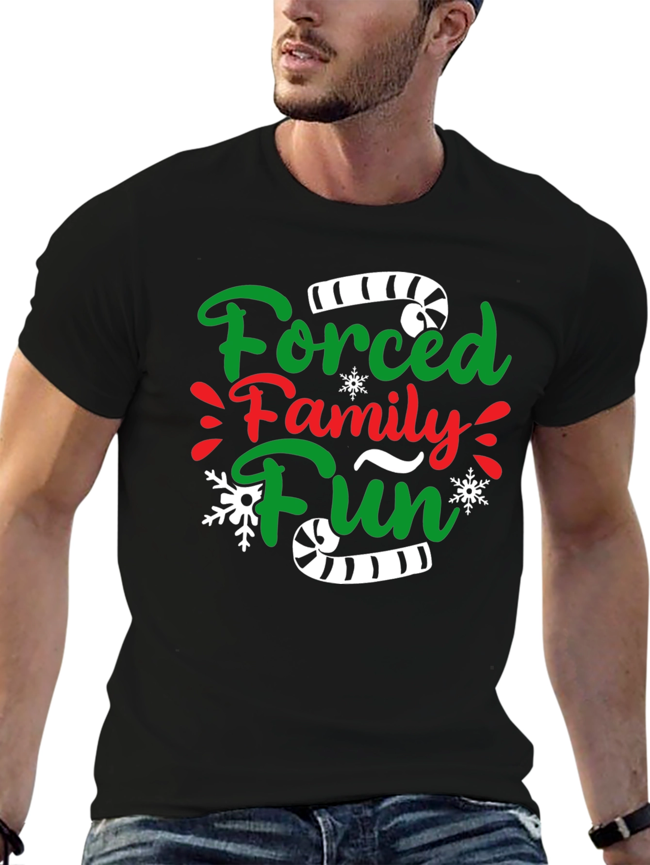 Forced Family Fun Christmas T-Shirt