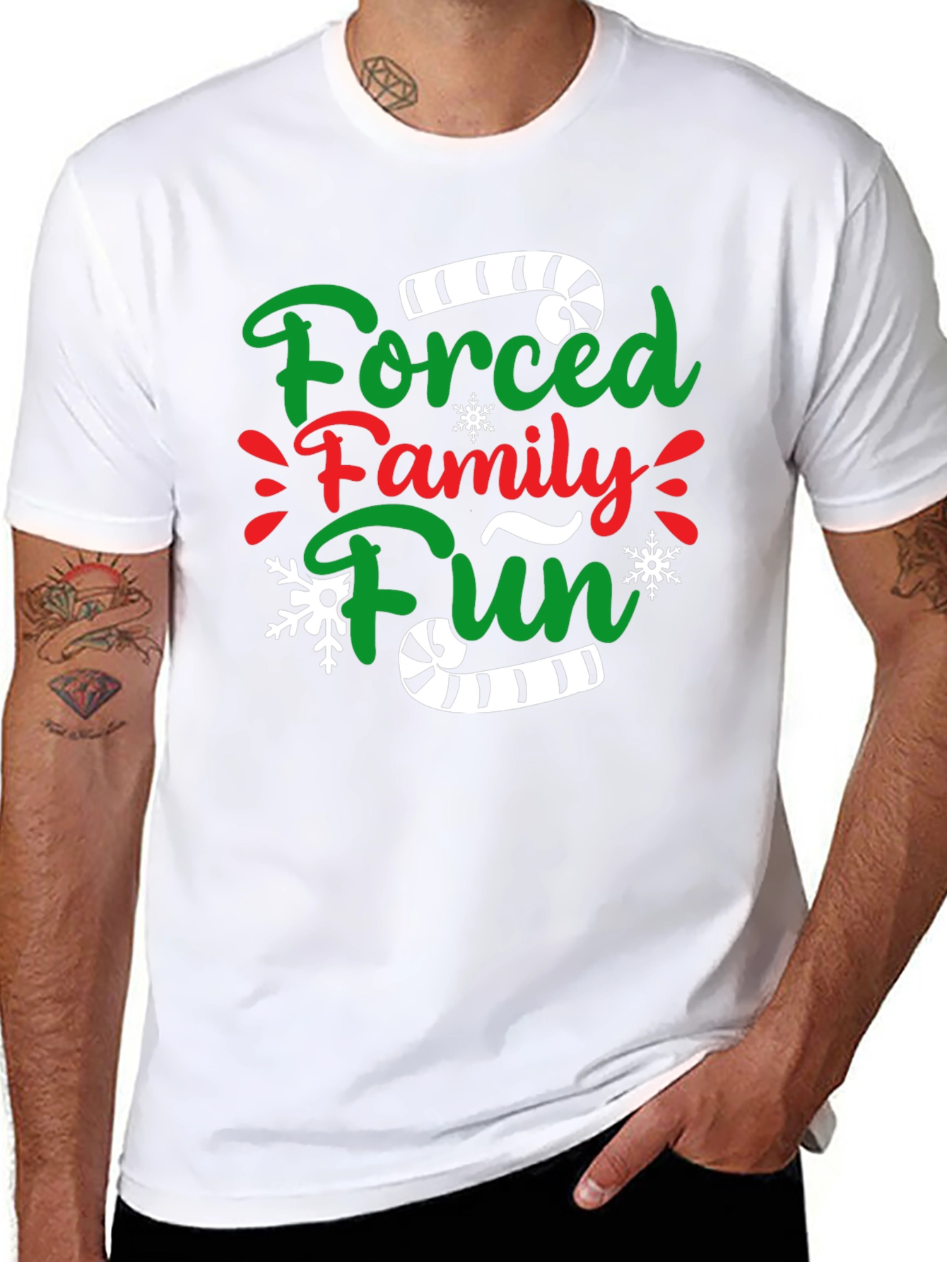 Forced Family Fun Christmas T-Shirt