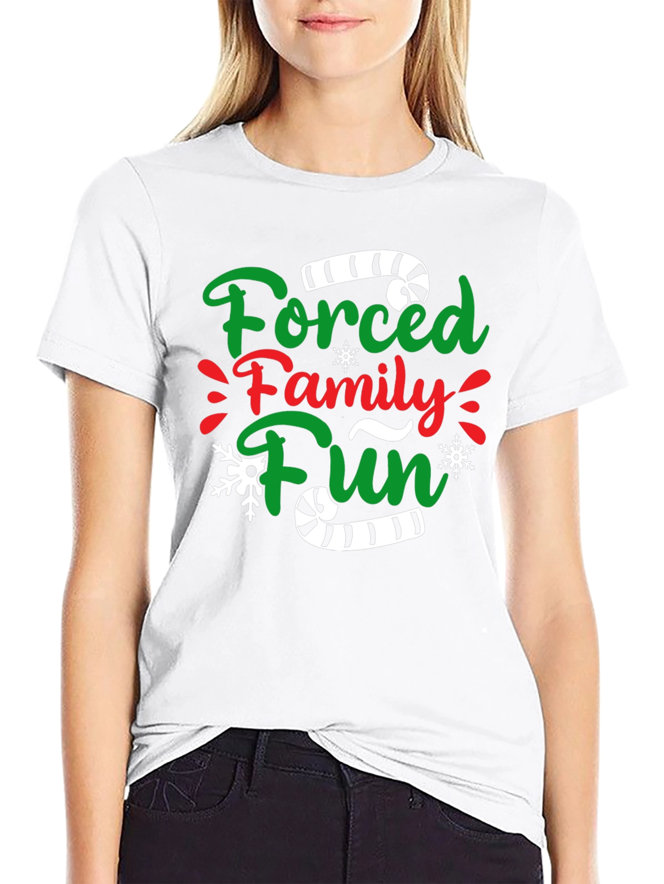 Forced Family Fun Christmas T-Shirt