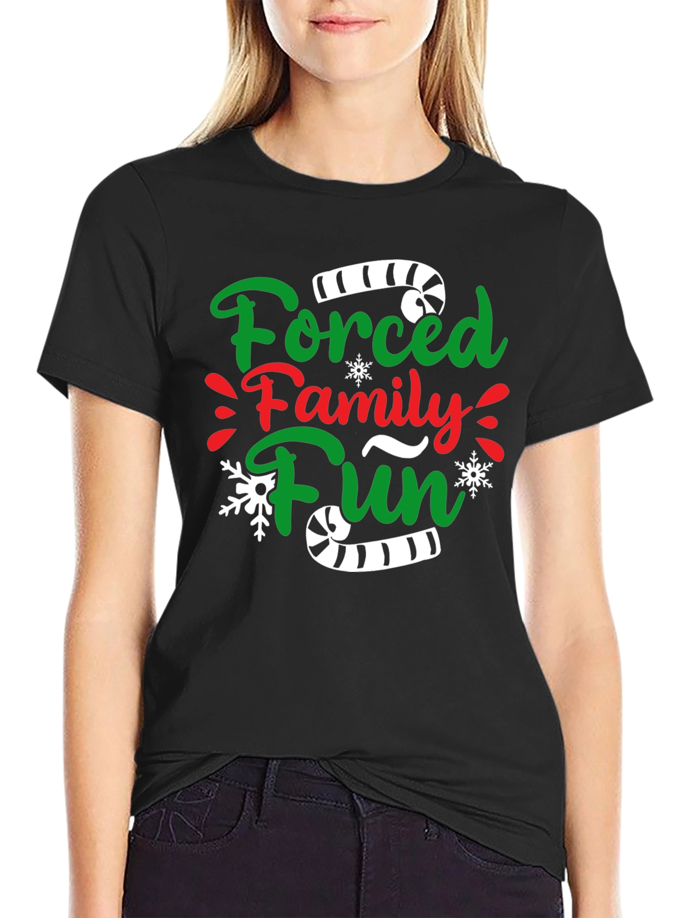 Forced Family Fun Christmas T-Shirt