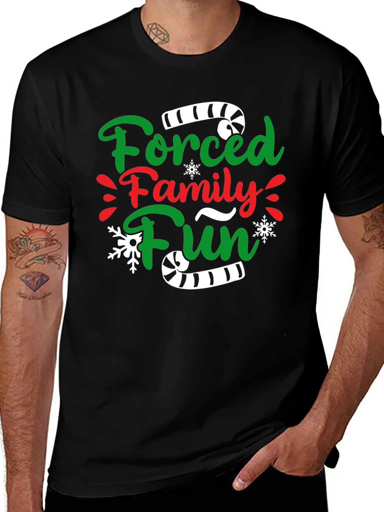 Forced Family Fun Christmas T-Shirt