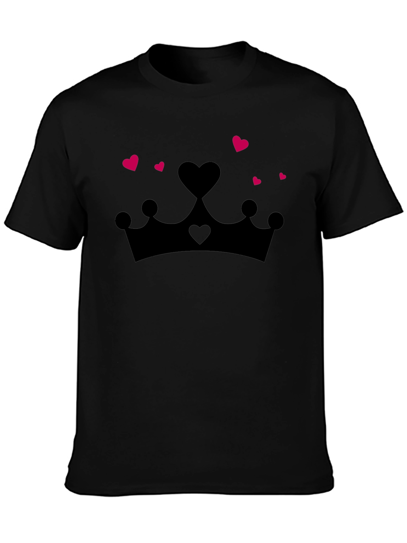 Crown of Hearts T-Shirt - Stylish Graphic Tee