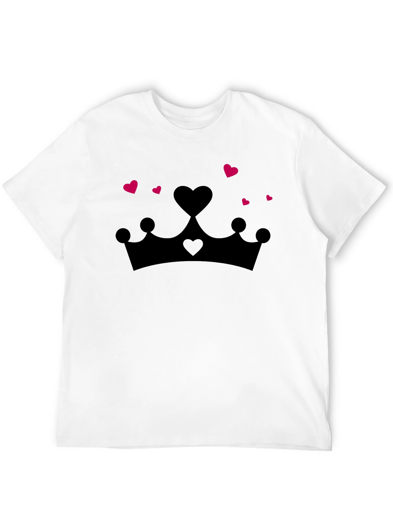 Crown of Hearts T-Shirt - Stylish Graphic Tee