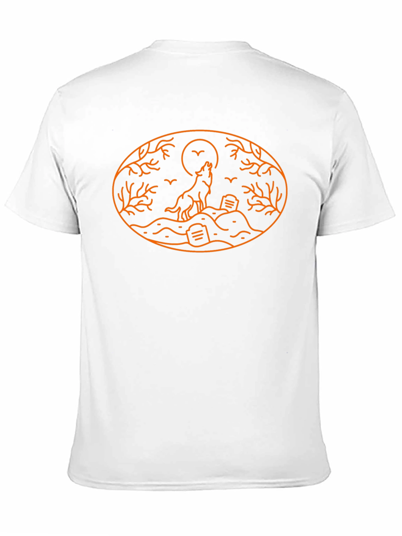 Wolf Moon Halloween Tee - Black Graphic T-Shirt